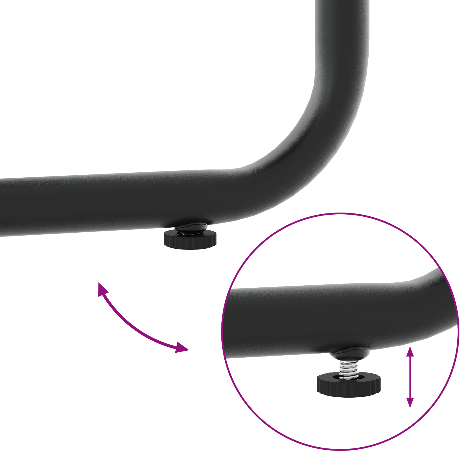 19 Piece Garden Dining Set with Cushions Black Steel and Poly Rattan - Image 8