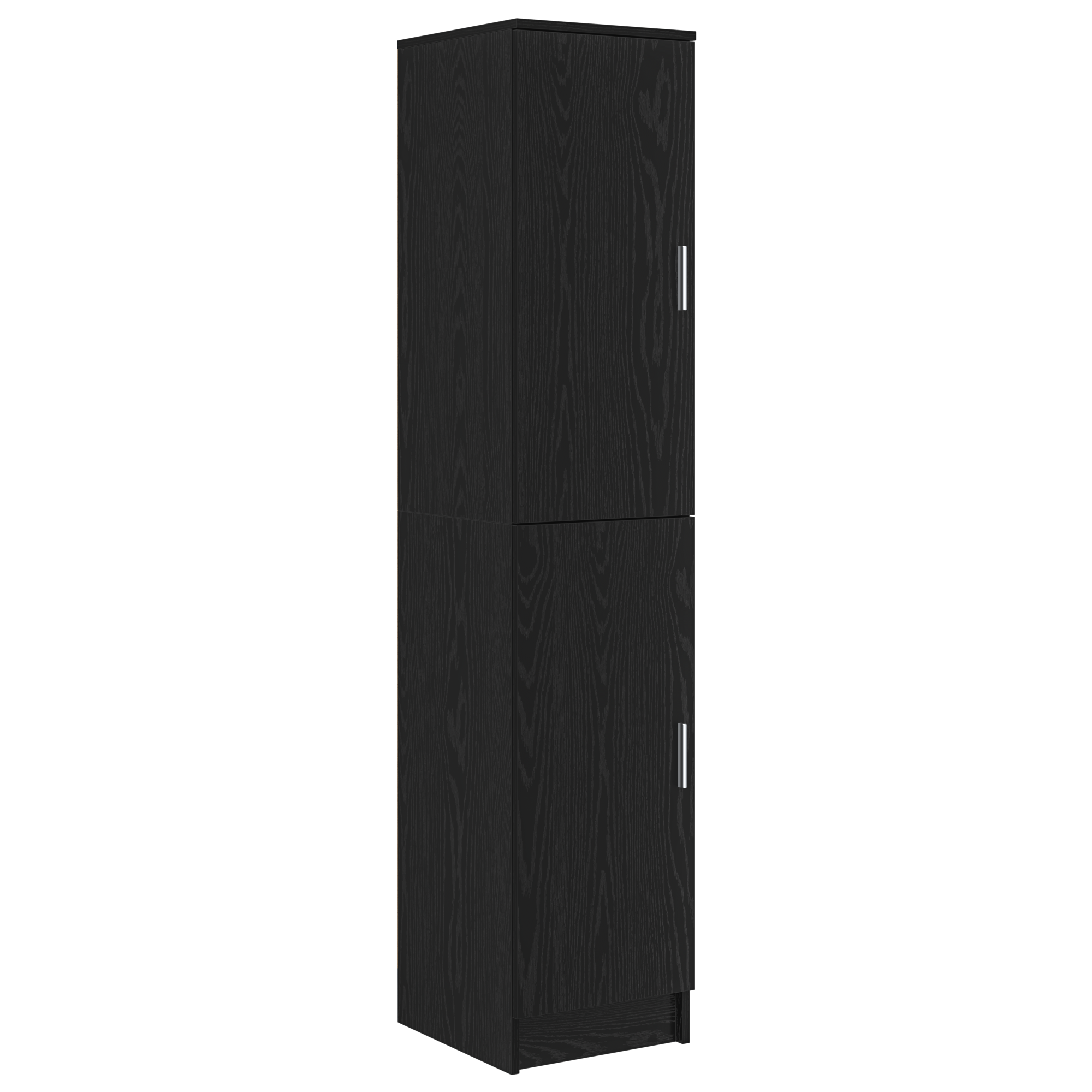 Desk with Storage Black Oak Engineered Wood - Image 5