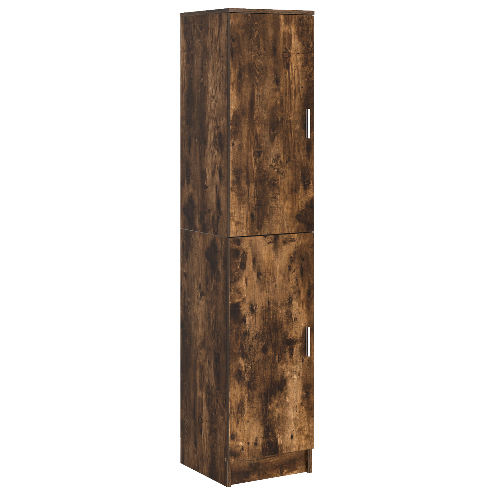 Desk with Storage Smoked Oak Engineered Wood - Image 8