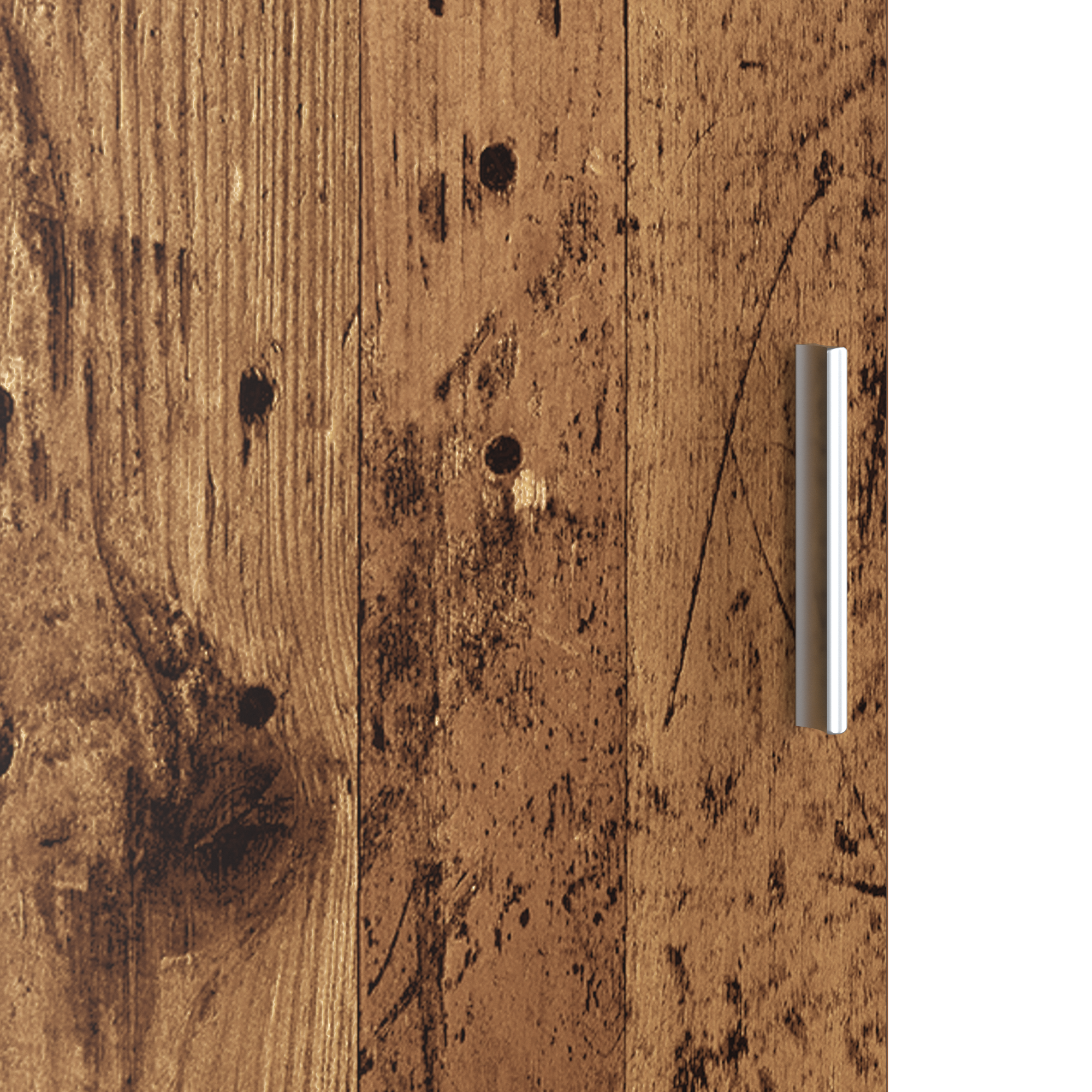 Desk with Storage Old Wood Engineered Wood - Image 9