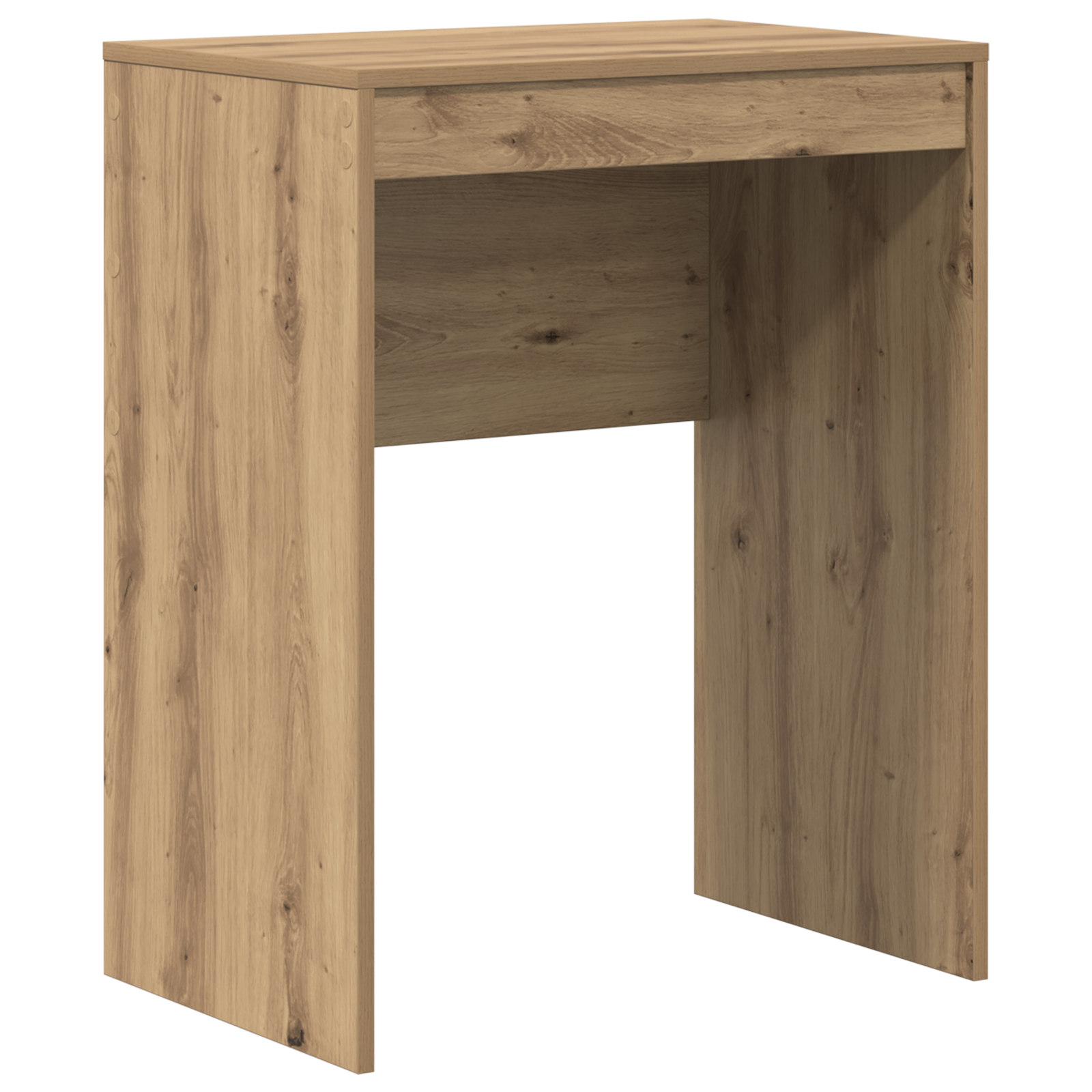 Desk with Storage Artisan Oak Engineered Wood - Image 4