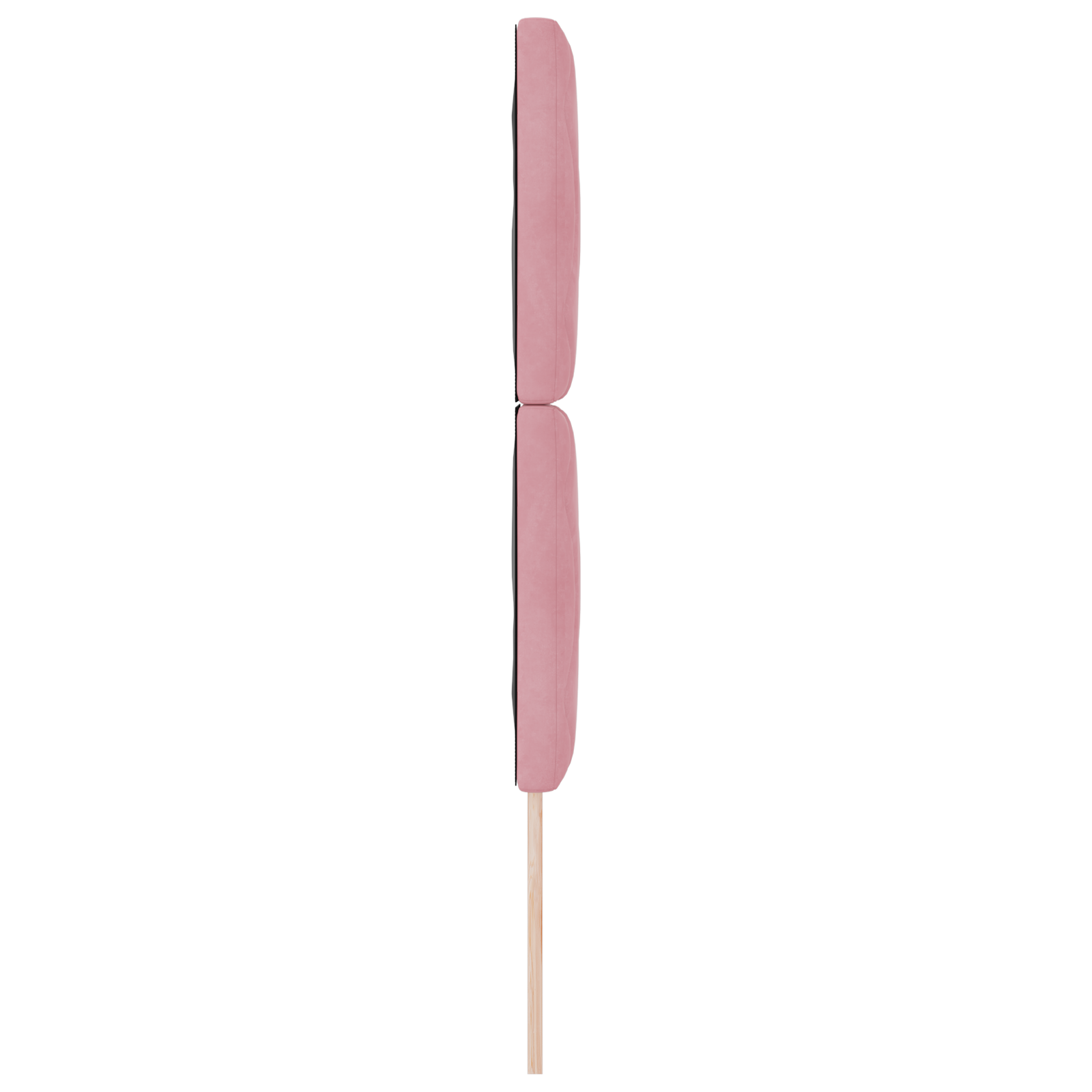 Pink Velvet Headboard with Diamond Blocks - 80 cm - Image 5