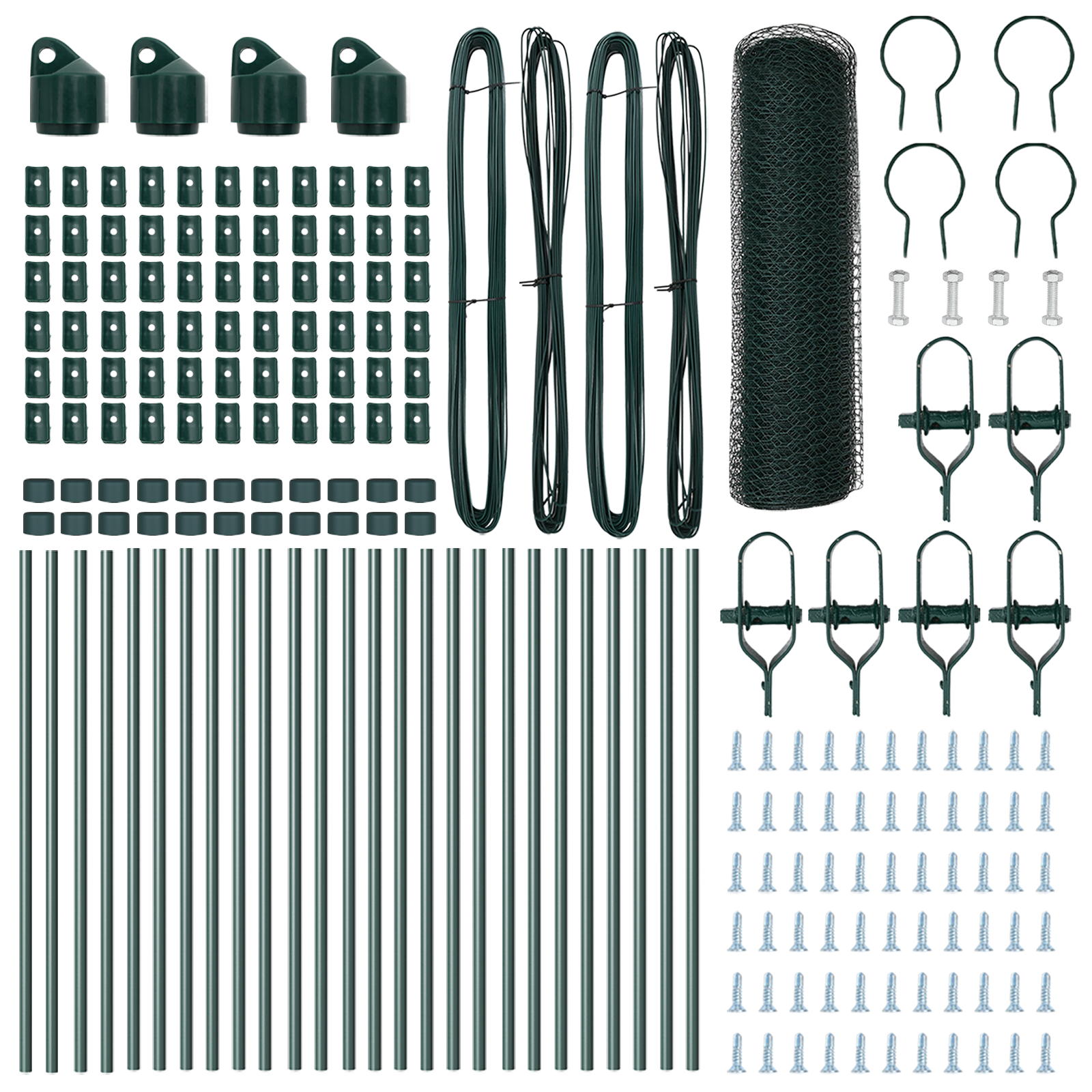Hexagon Fence Green 0.6x50 m Steel - Image 4