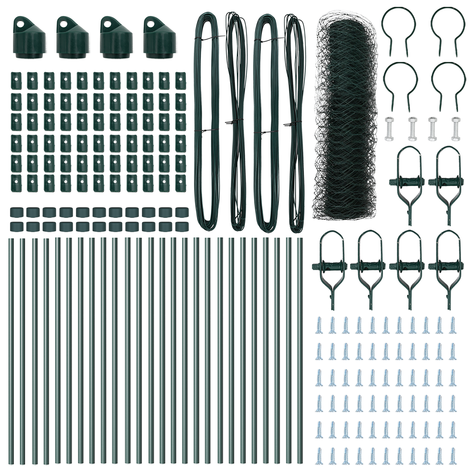 Hexagon Fence Green 0,8x50 m Steel - Image 4