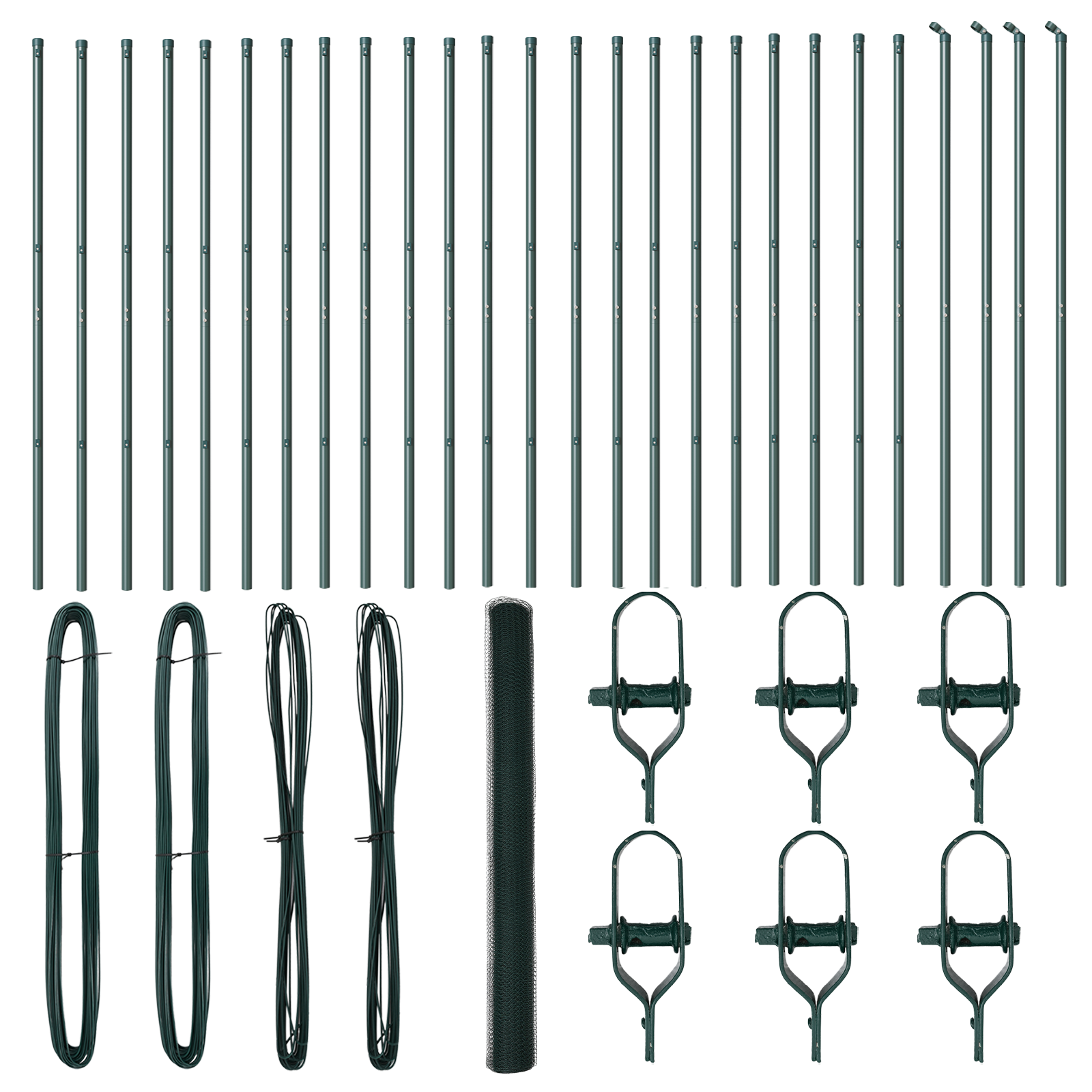 Hexagon Fence Green 1.6x50 m Steel - Image 2