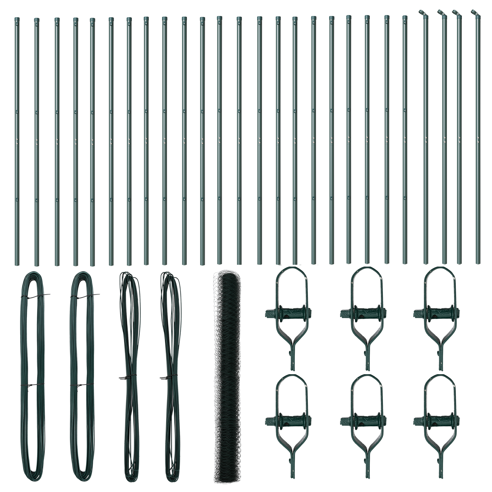 Hexagon Fence Green 1.6x50 m Steel - Image 2