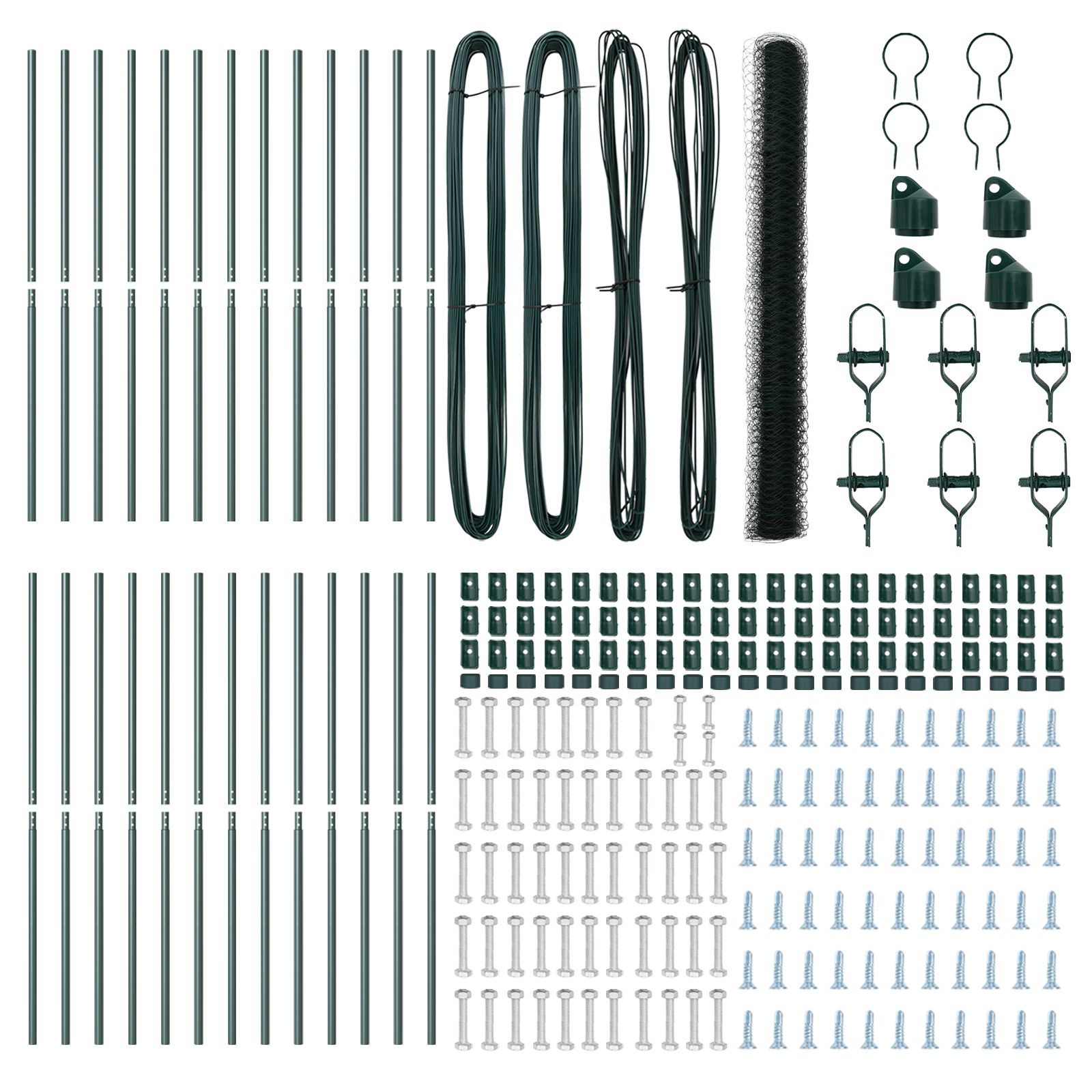 Hexagon Fence Green 1.6x50 m Steel - Image 4