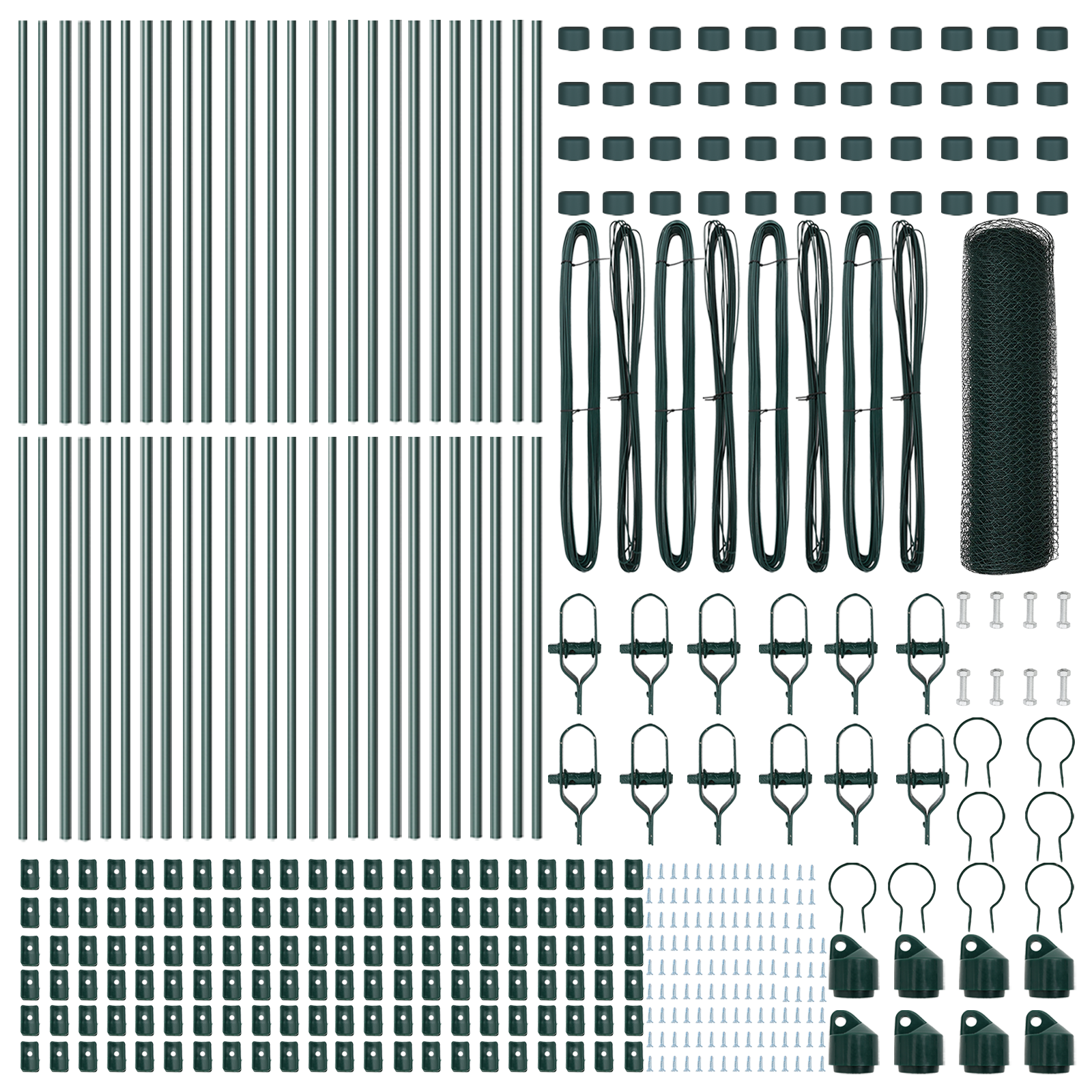 Hexagon Fence Green 0.5x100 m Steel - Image 4