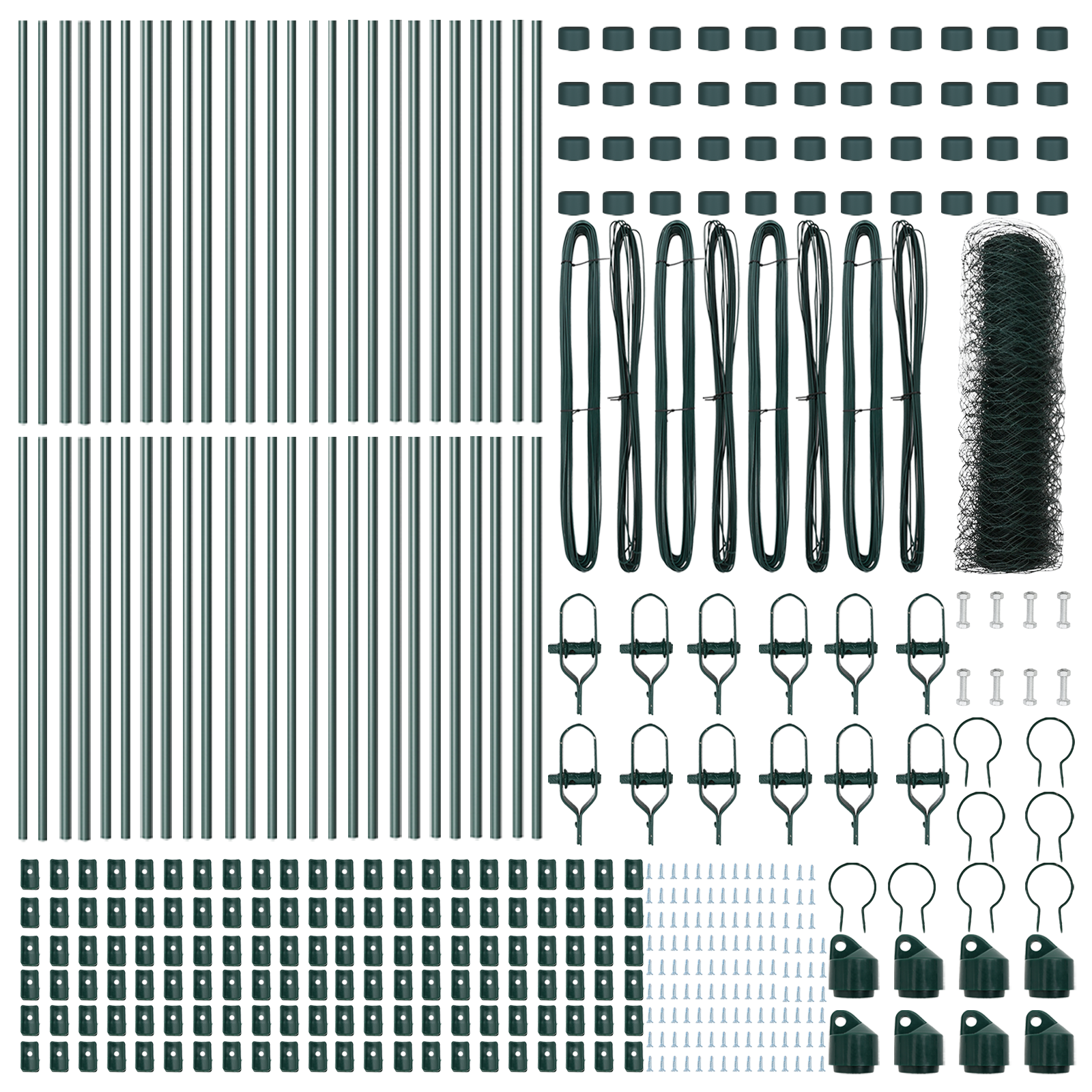 Hexagon Fence Green 0.8x100 m Steel - Image 4