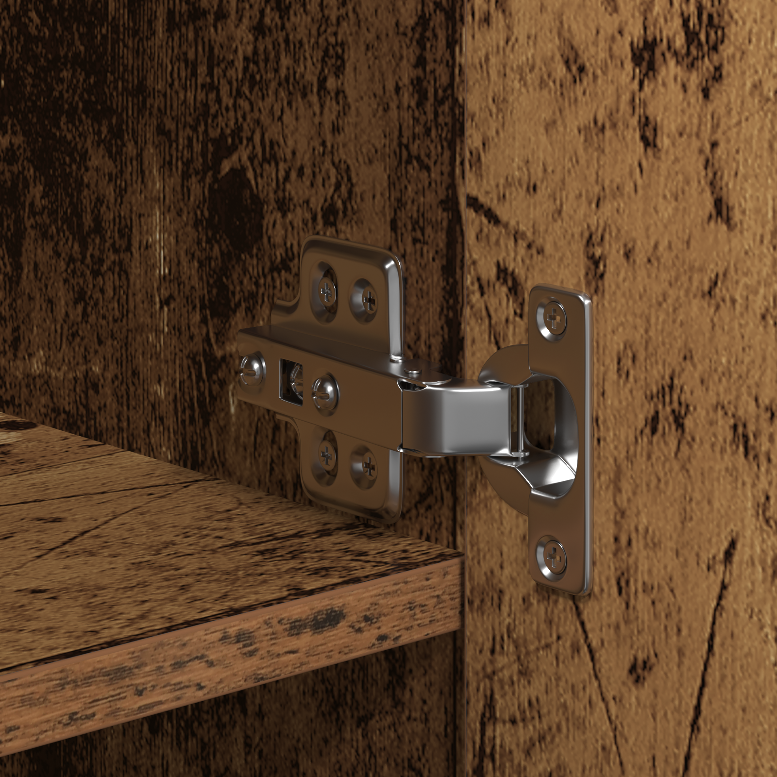 Highboard Old Wood 70x42.5x185 cm Engineered Wood - Image 10