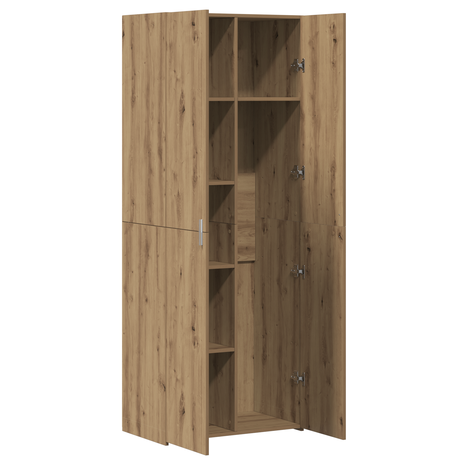 Highboard Artisan Oak 70x42.5x185 cm Engineered Wood - Image 5