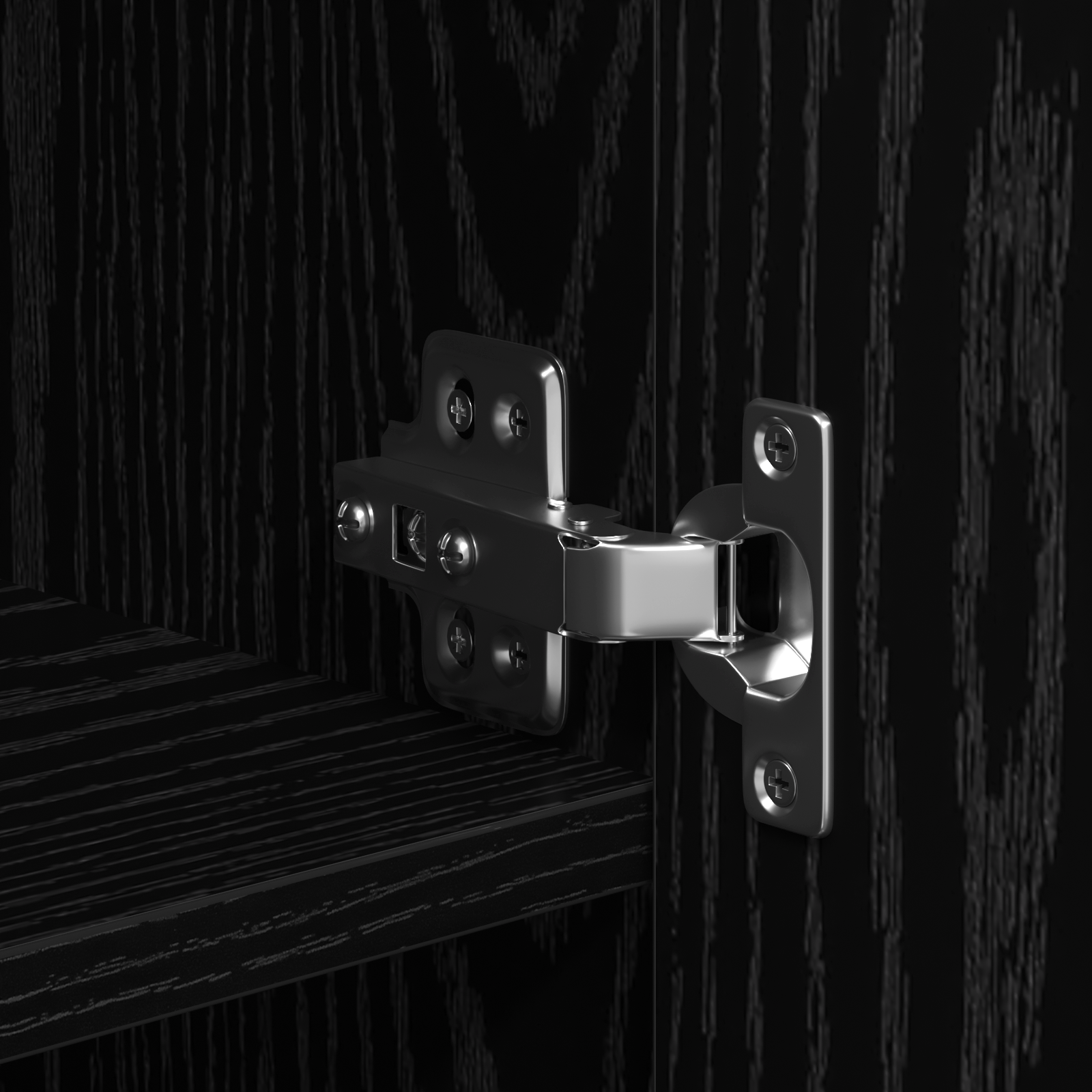 Highboard Black Oak 70x42.5x185 cm Engineered Wood - Image 10