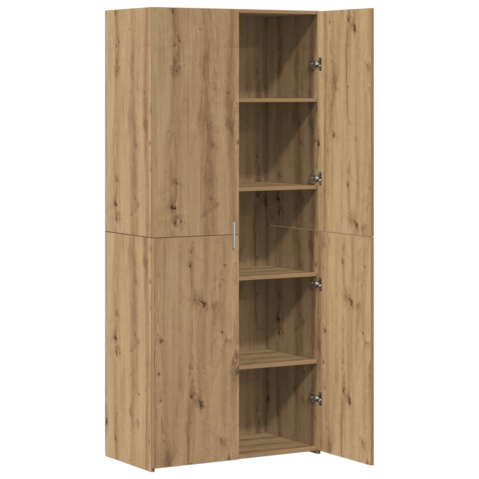 Highboard Artisan Oak 40x42.5x185 cm Engineered Wood - Image 5