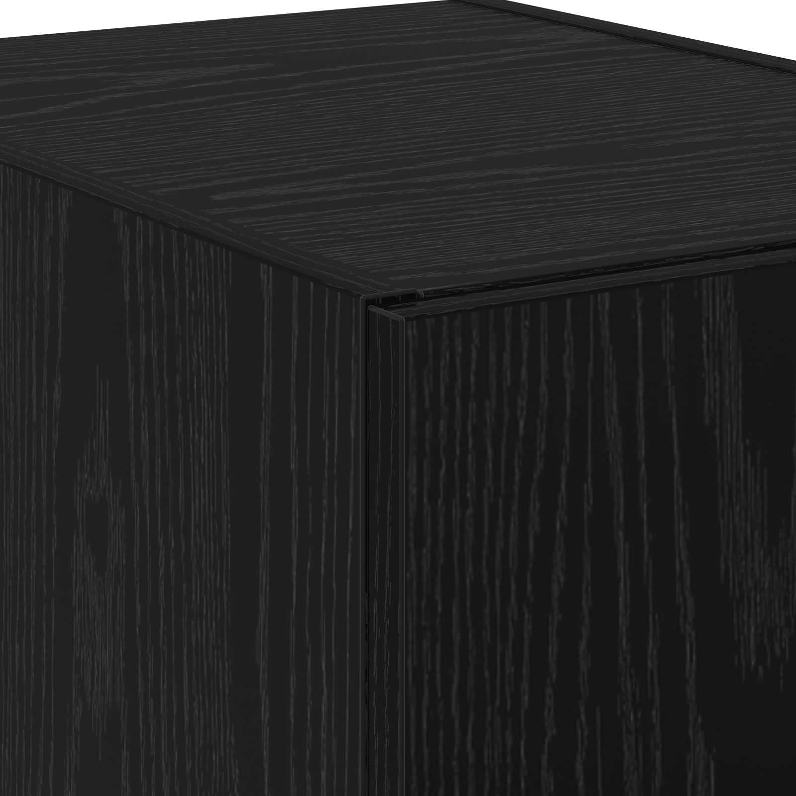 Highboard Black Oak 40x42.5x185 cm Engineered Wood - Image 10