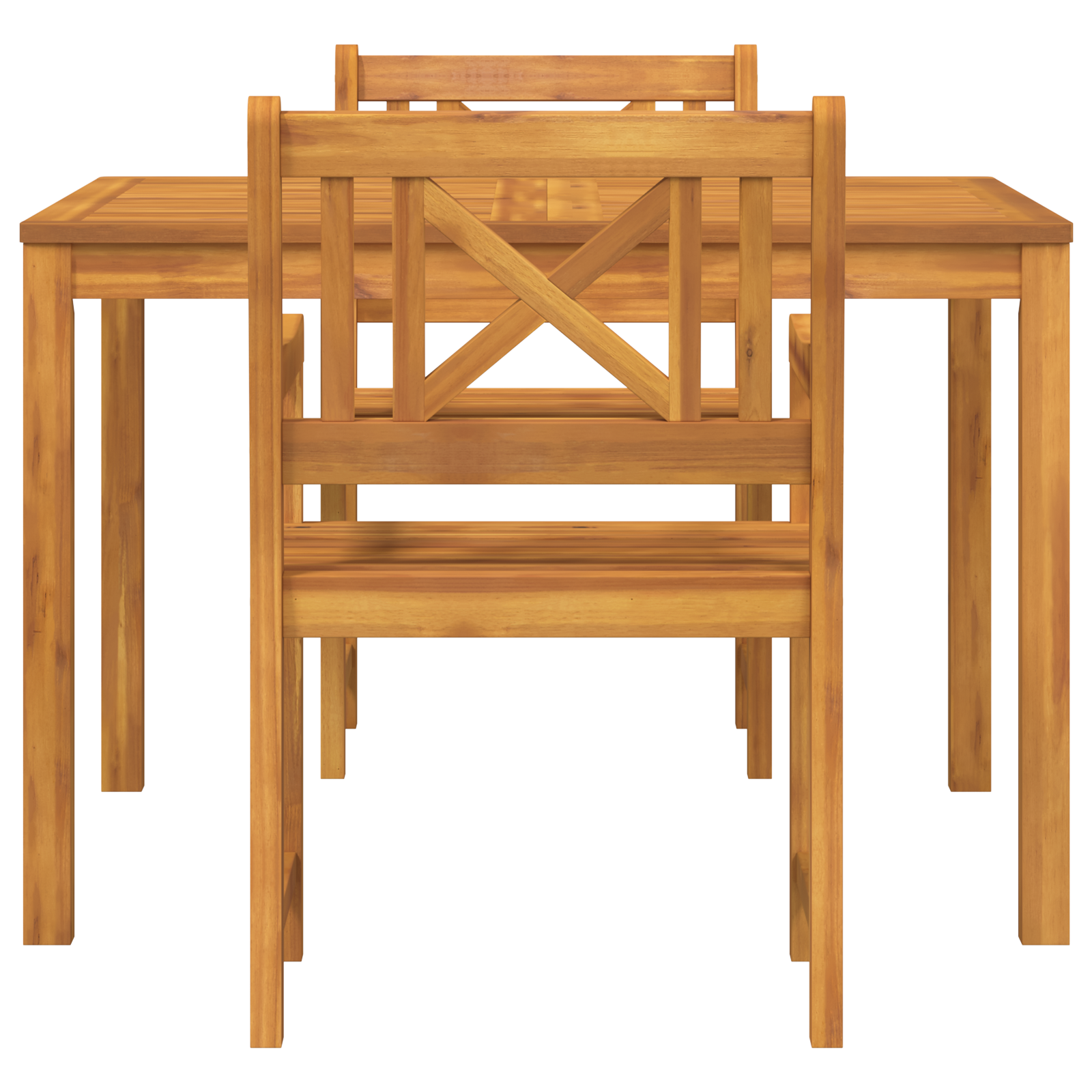3 Piece Garden Dining Set Solid Wood Acacia - Image 7