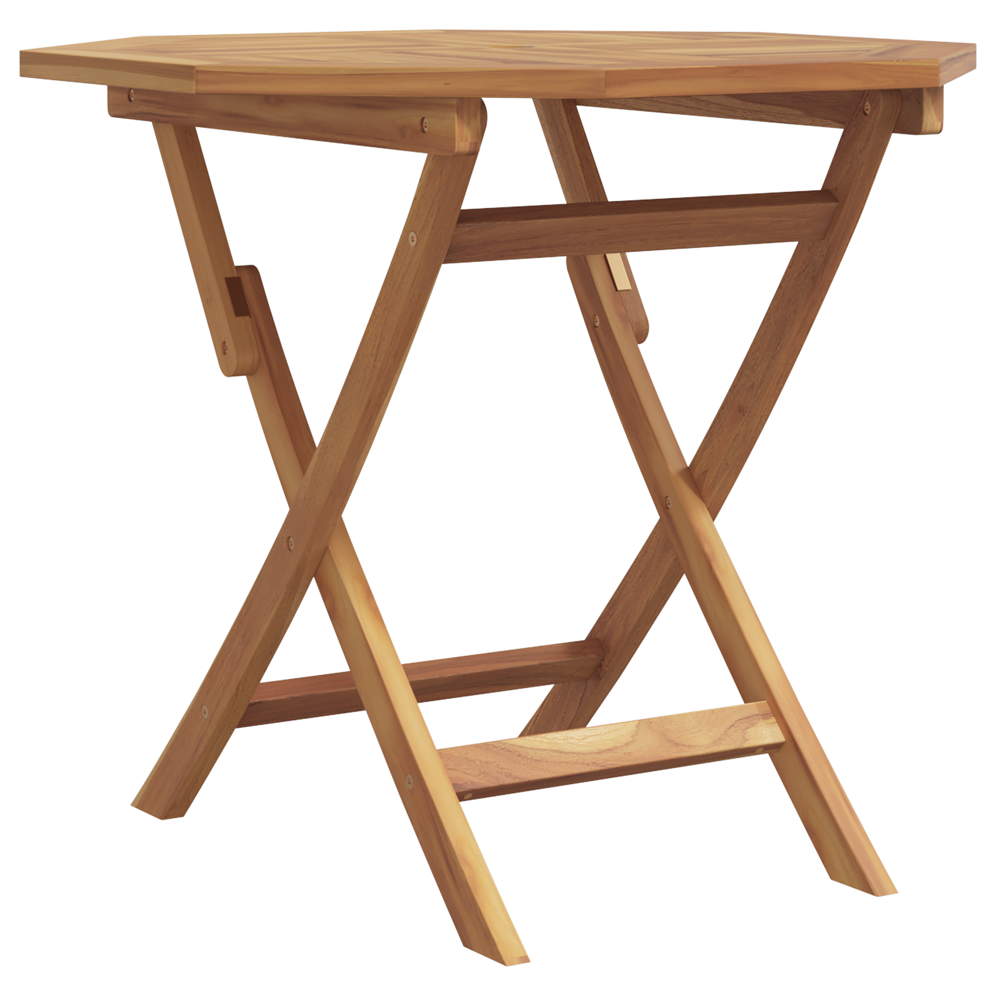 3 Piece Folding Garden Bistro Set Solid Wood Acacia - Image 6