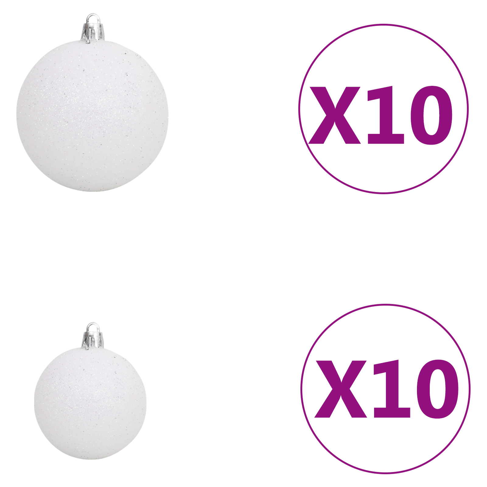 Blue Artificial Christmas Tree LED & Bauble Set 180 cm PVC - Image 7