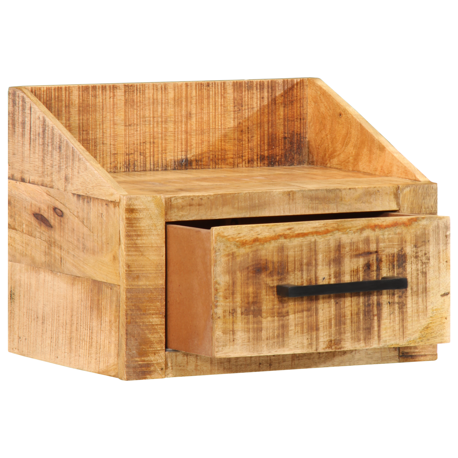 Bedside Cabinet 40x30x30 cm Solid Wood Rough Mango - Image 2