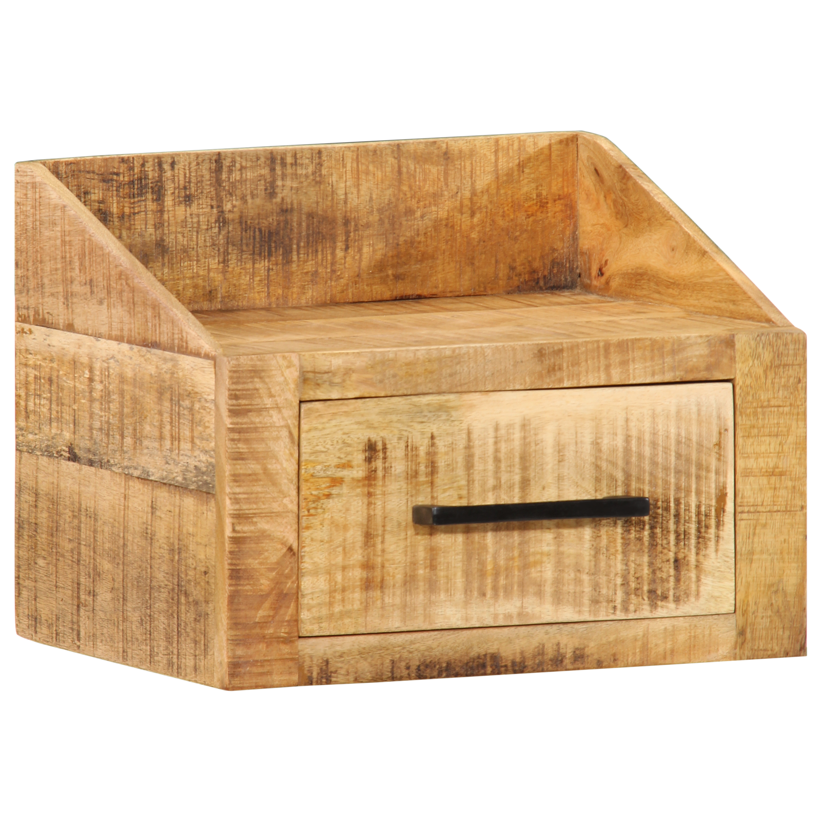 Bedside Cabinet 40x30x30 cm Solid Wood Rough Mango - Image 3