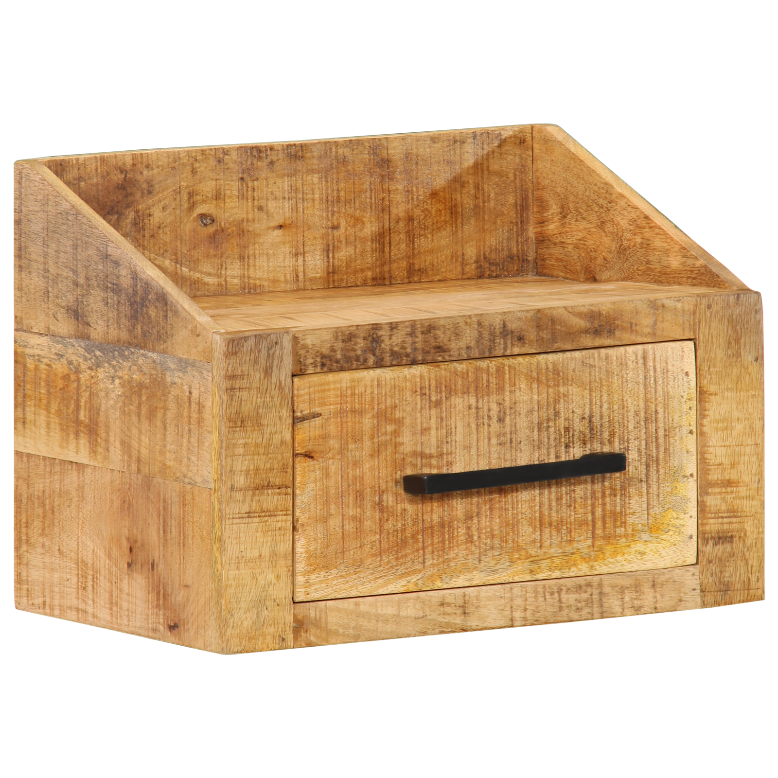 Bedside Cabinet 40x30x30 cm Solid Wood Rough Mango