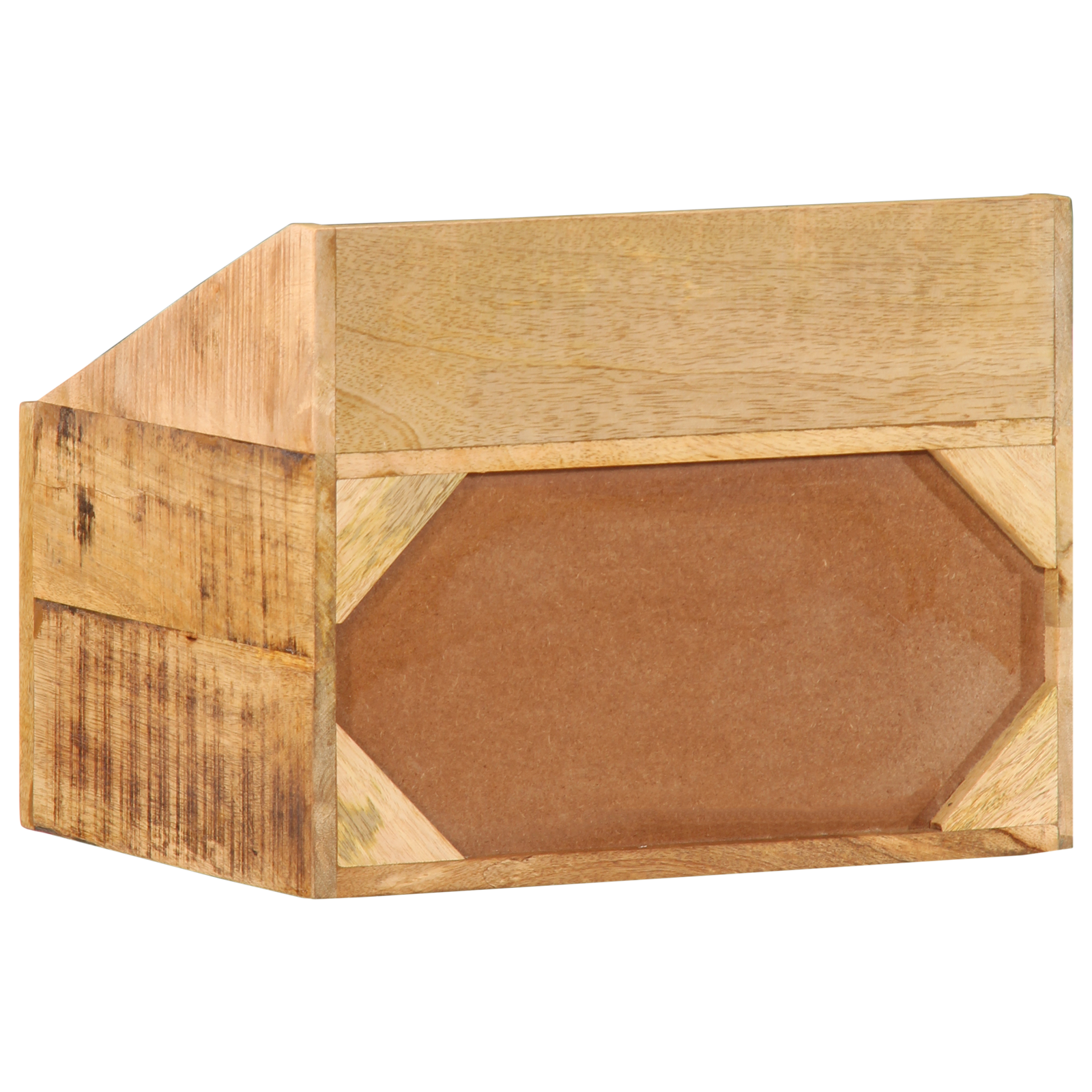 Bedside Cabinet 40x30x30 cm Solid Wood Rough Mango - Image 7