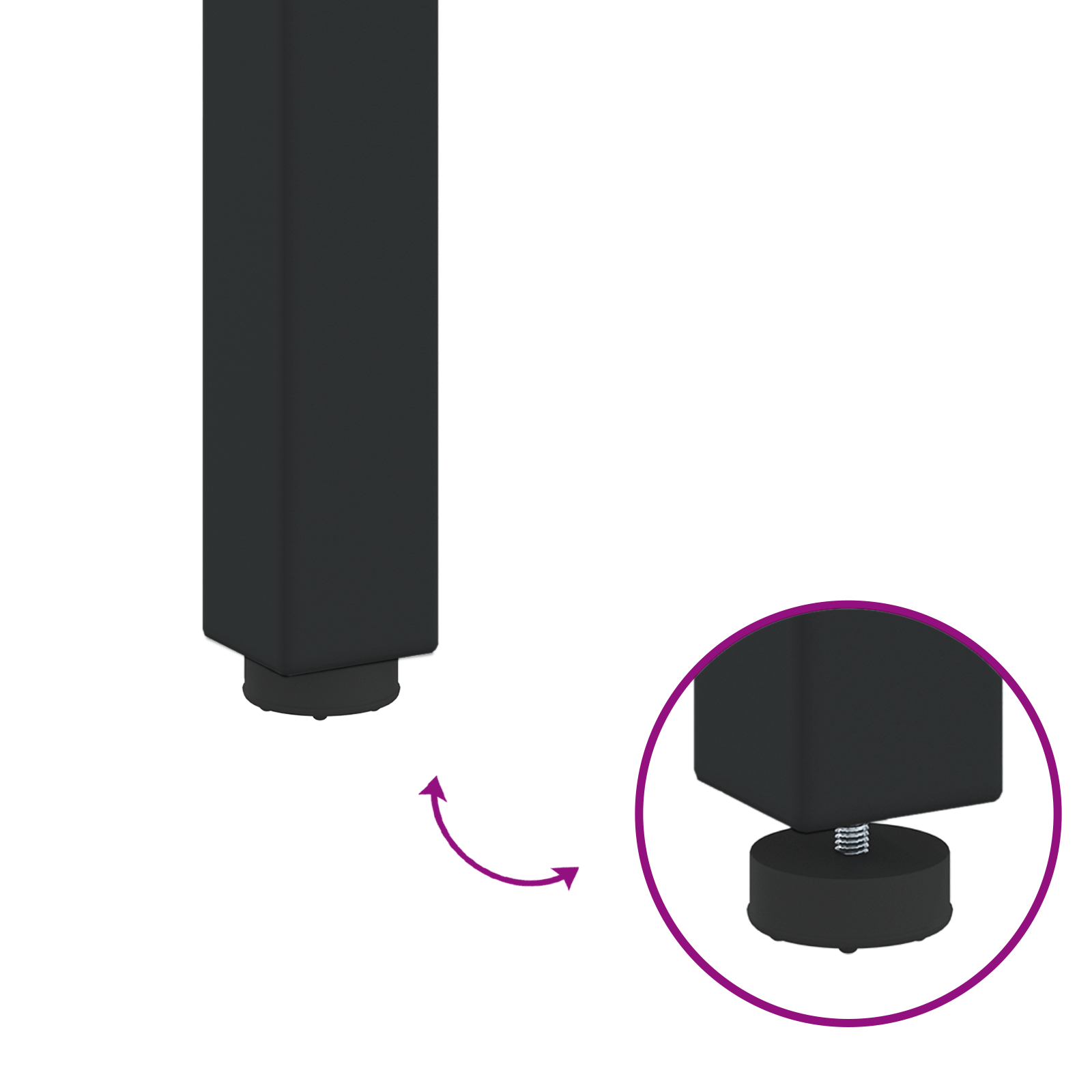 Zwarte Zonnebed 200x55x35 cm Massief Acaciahout image 12