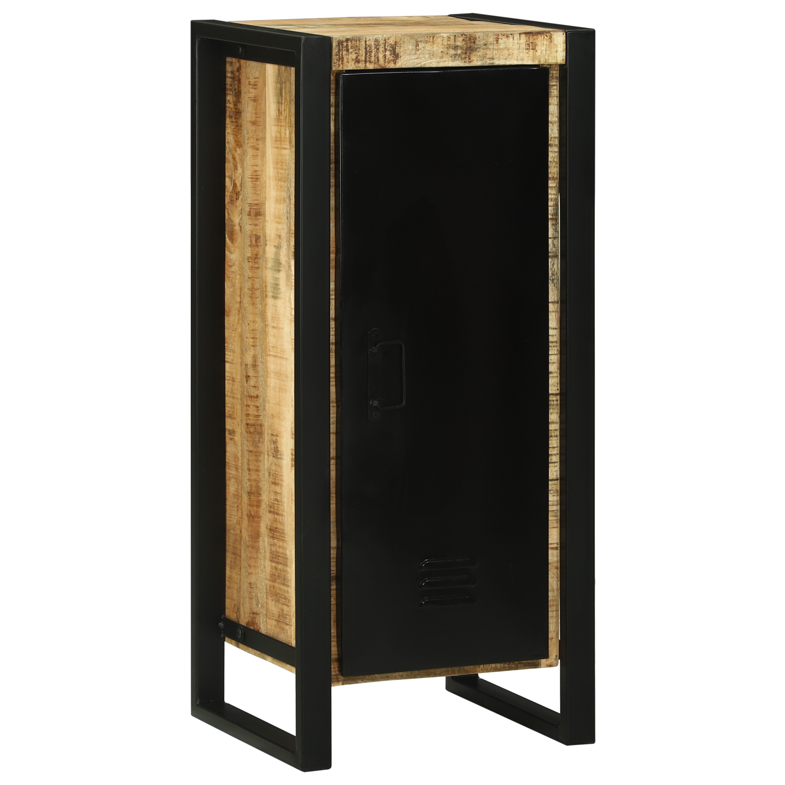 Bathroom Wall Cabinet 40x35x90 cm Solid Rough Wood Mango - Image 3