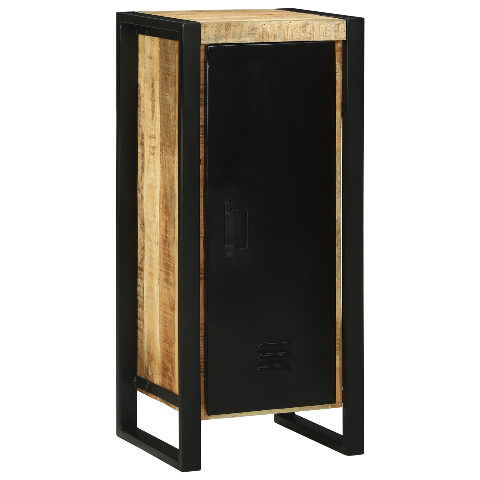 Bathroom Wall Cabinet 40x35x90 cm Solid Rough Wood Mango