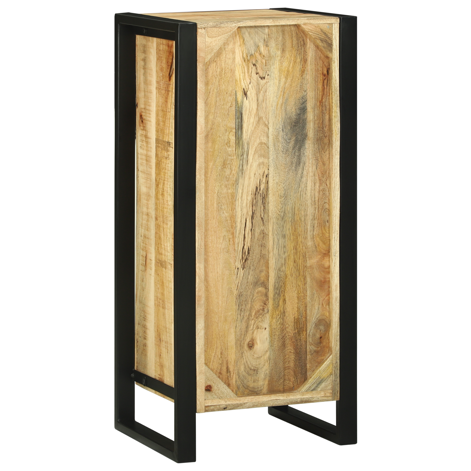 Bathroom Wall Cabinet 40x35x90 cm Solid Rough Wood Mango - Image 7