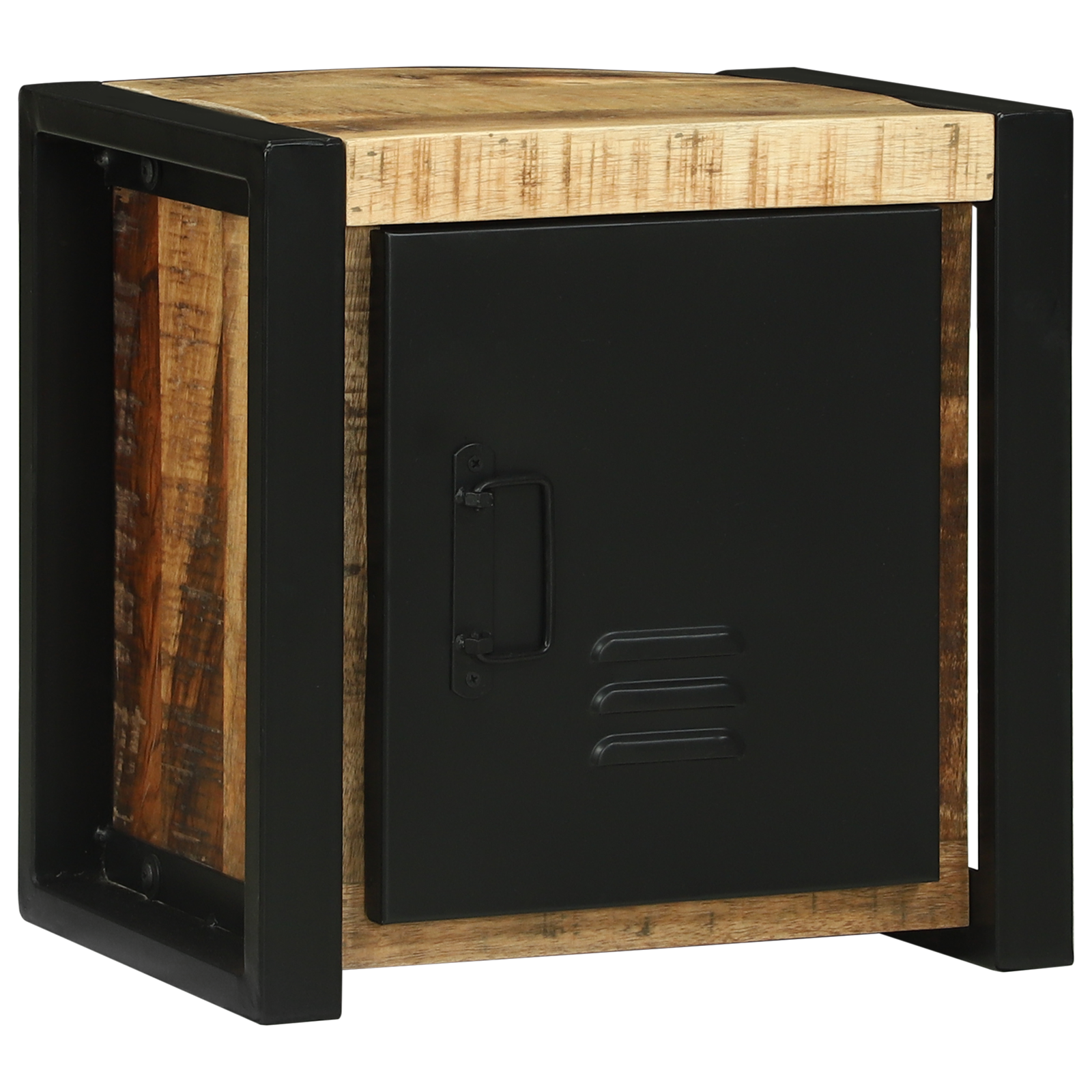 Bathroom Wall Cabinet 40x30x40 cm Solid Wood Rough Mango - Image 2