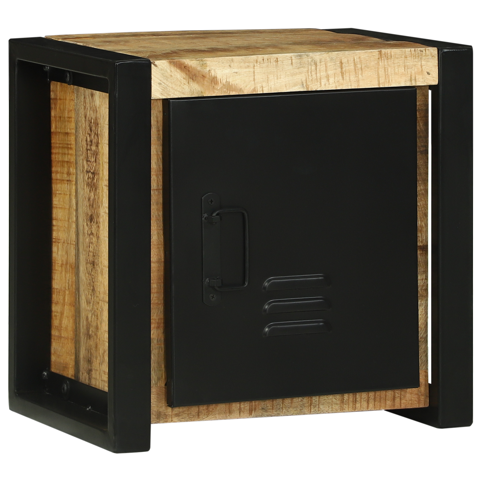 Bathroom Wall Cabinet 40x30x40 cm Solid Wood Rough Mango - Image 3