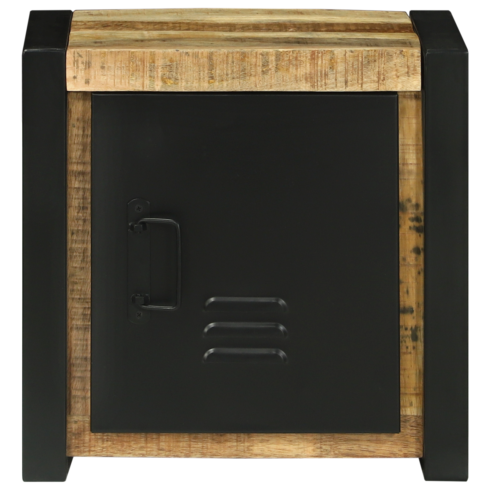 Bathroom Wall Cabinet 40x30x40 cm Solid Wood Rough Mango - Image 5