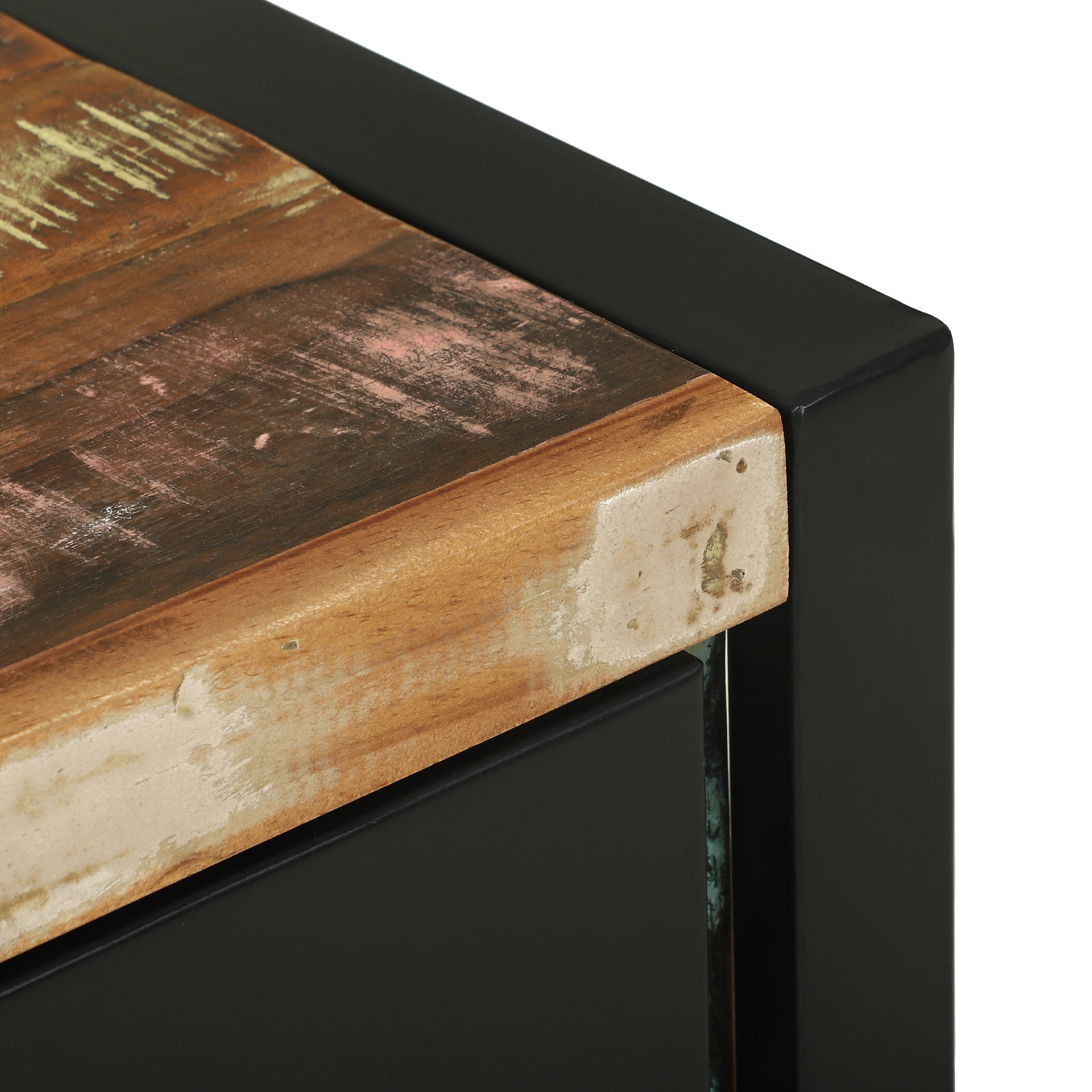 Bathroom Wall Cabinet Multicolour Reclaimed wood Medium Storage - Image 9