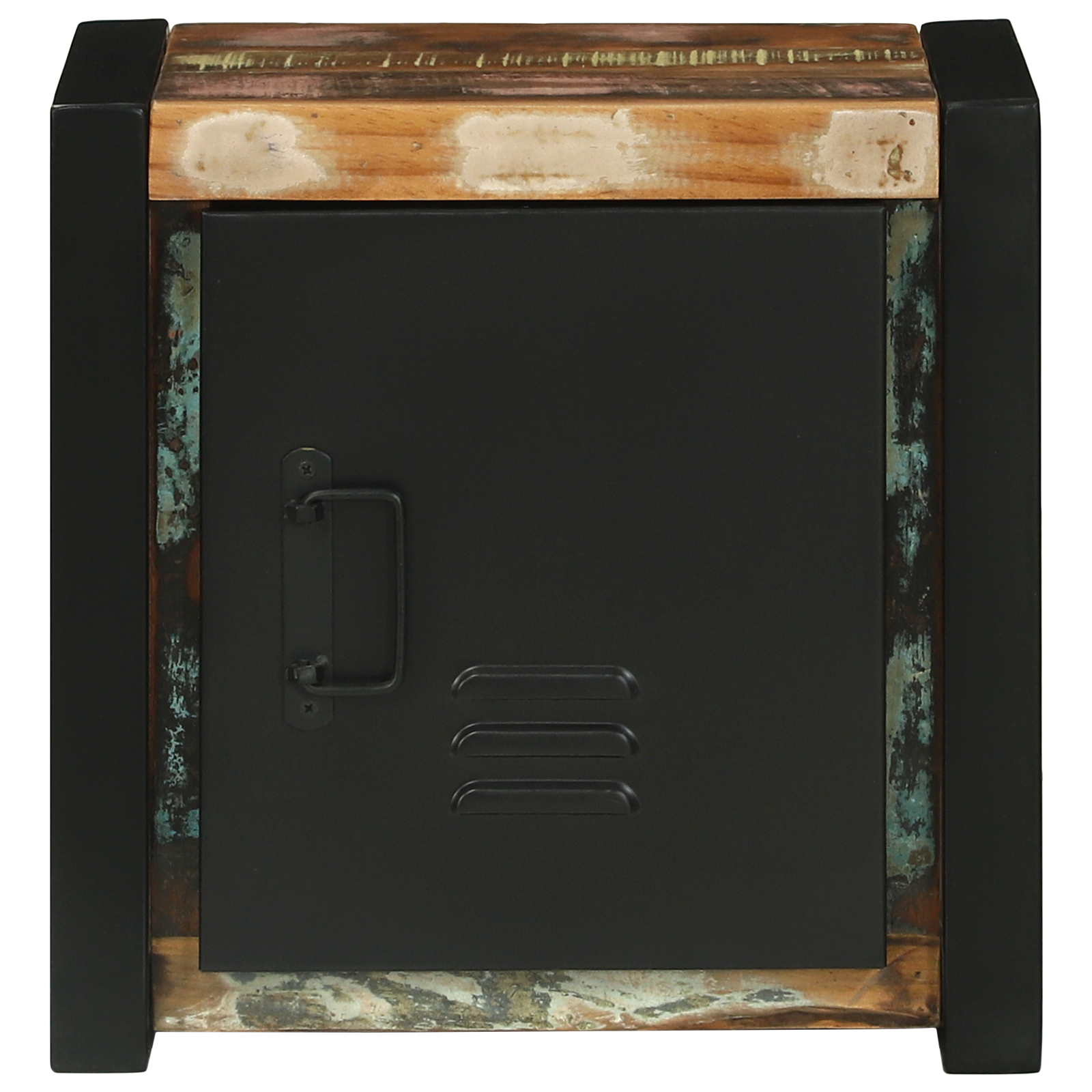 Bathroom Wall Cabinet Multicolour Reclaimed wood Medium Storage - Image 5