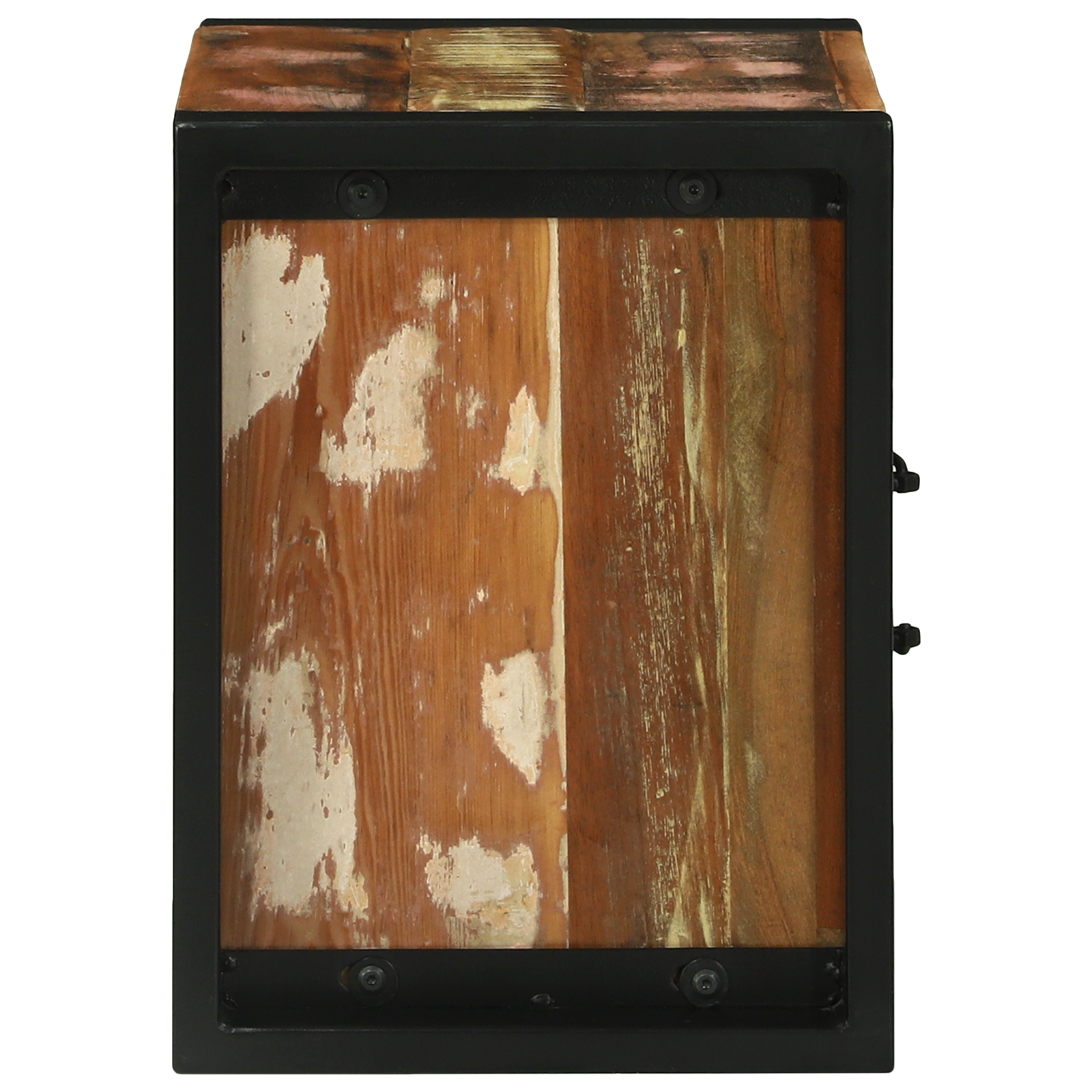 Bathroom Wall Cabinet Multicolour Reclaimed wood Medium Storage - Image 6
