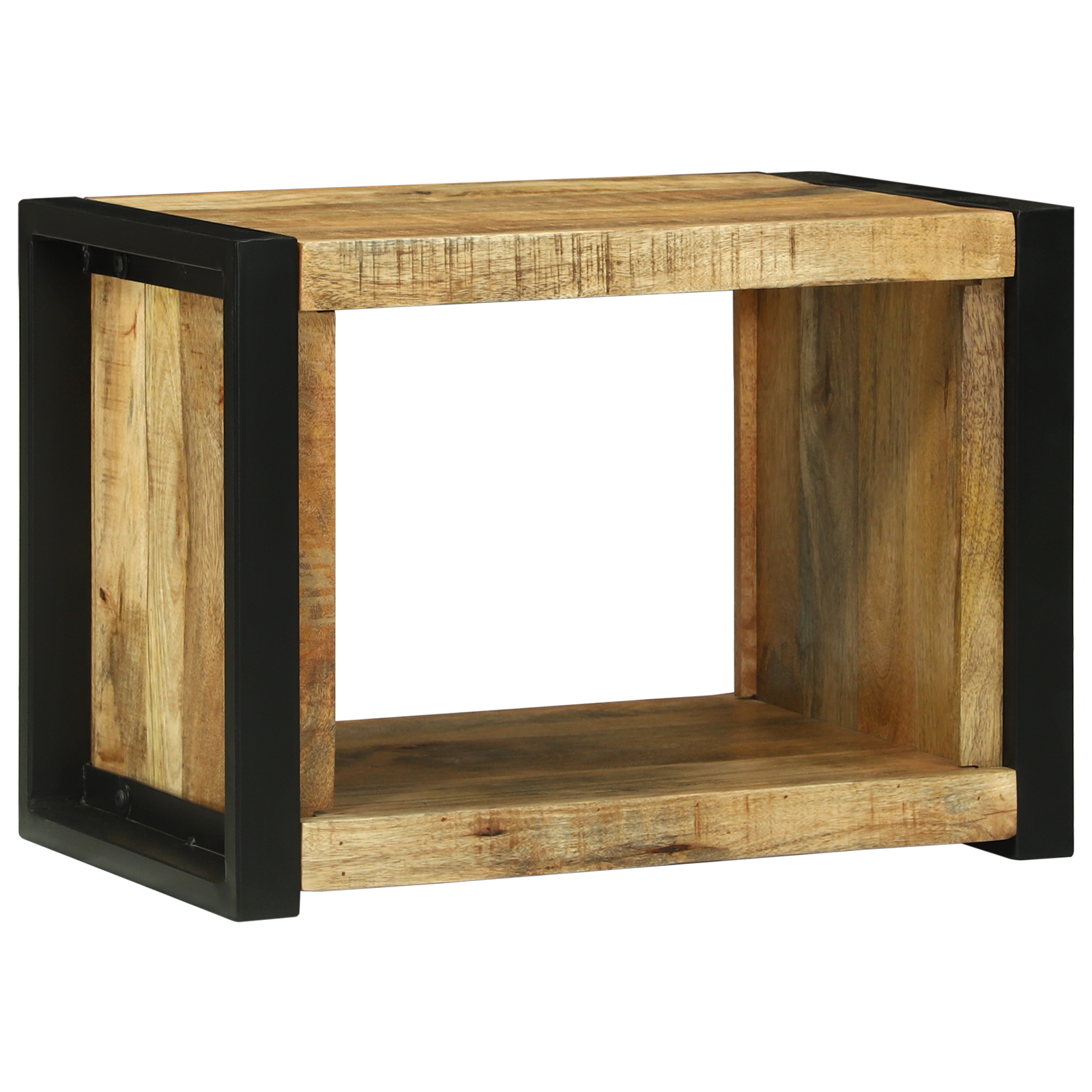 Wall Cube 55x35x40 cm Solid Wood Mango - Image 3