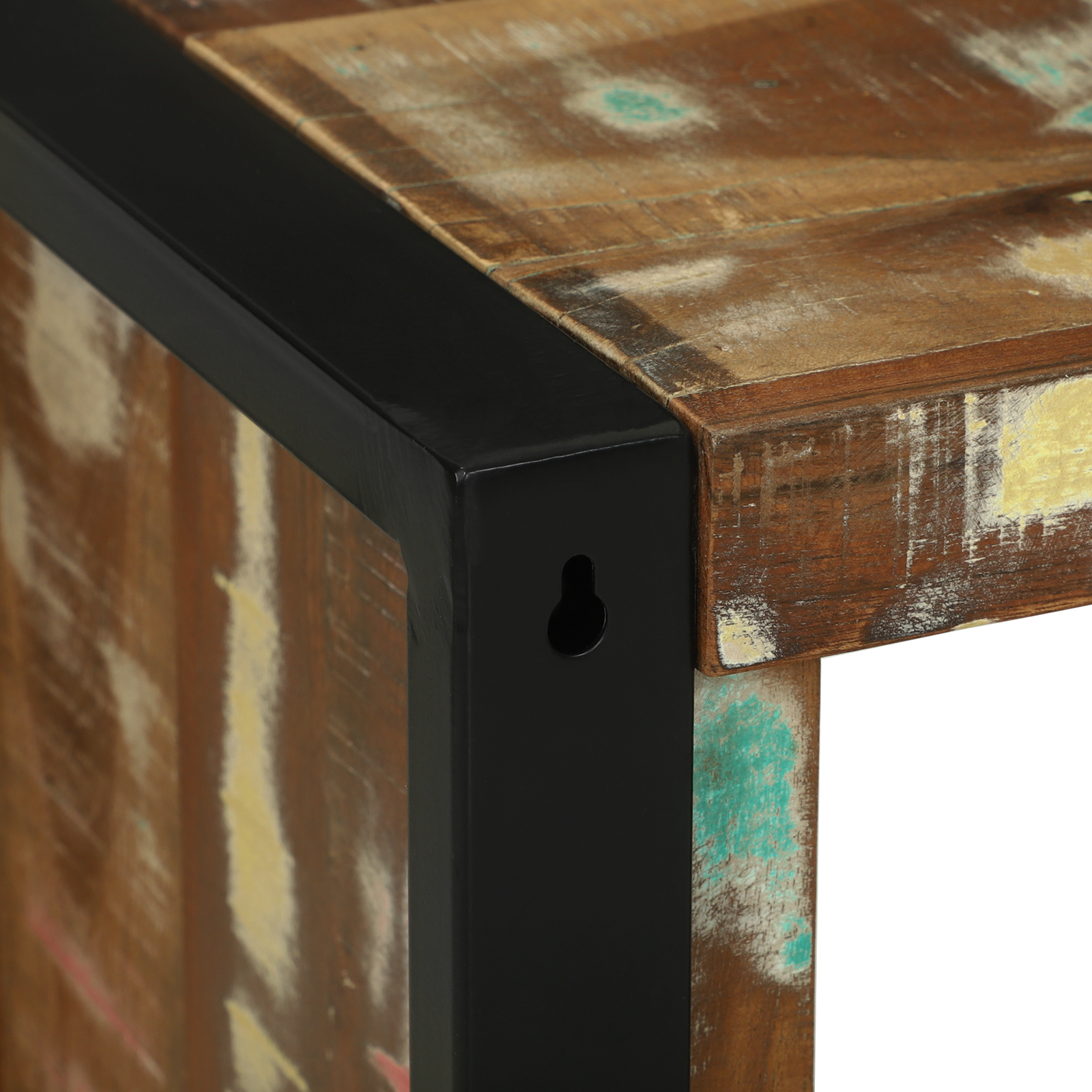 Wall Cube 55x35x40 cm Solid Wood Reclaimed - Image 10