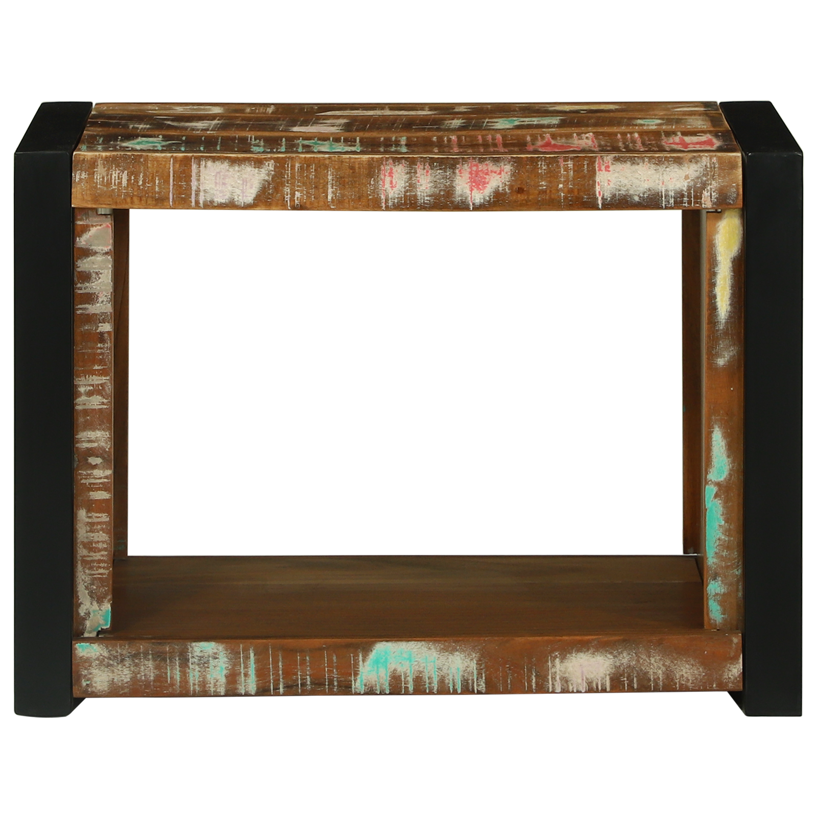 Wall Cube 55x35x40 cm Solid Wood Reclaimed - Image 4