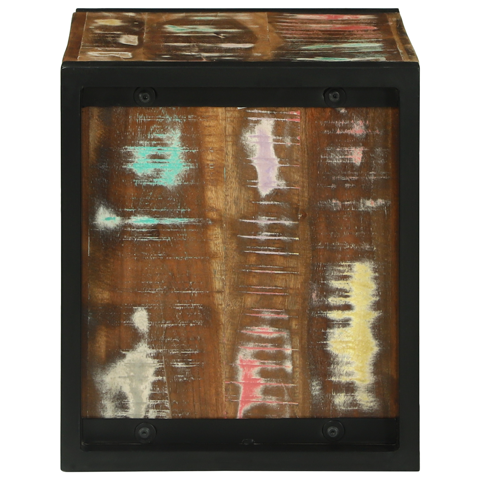 Wall Cube 55x35x40 cm Solid Wood Reclaimed - Image 5