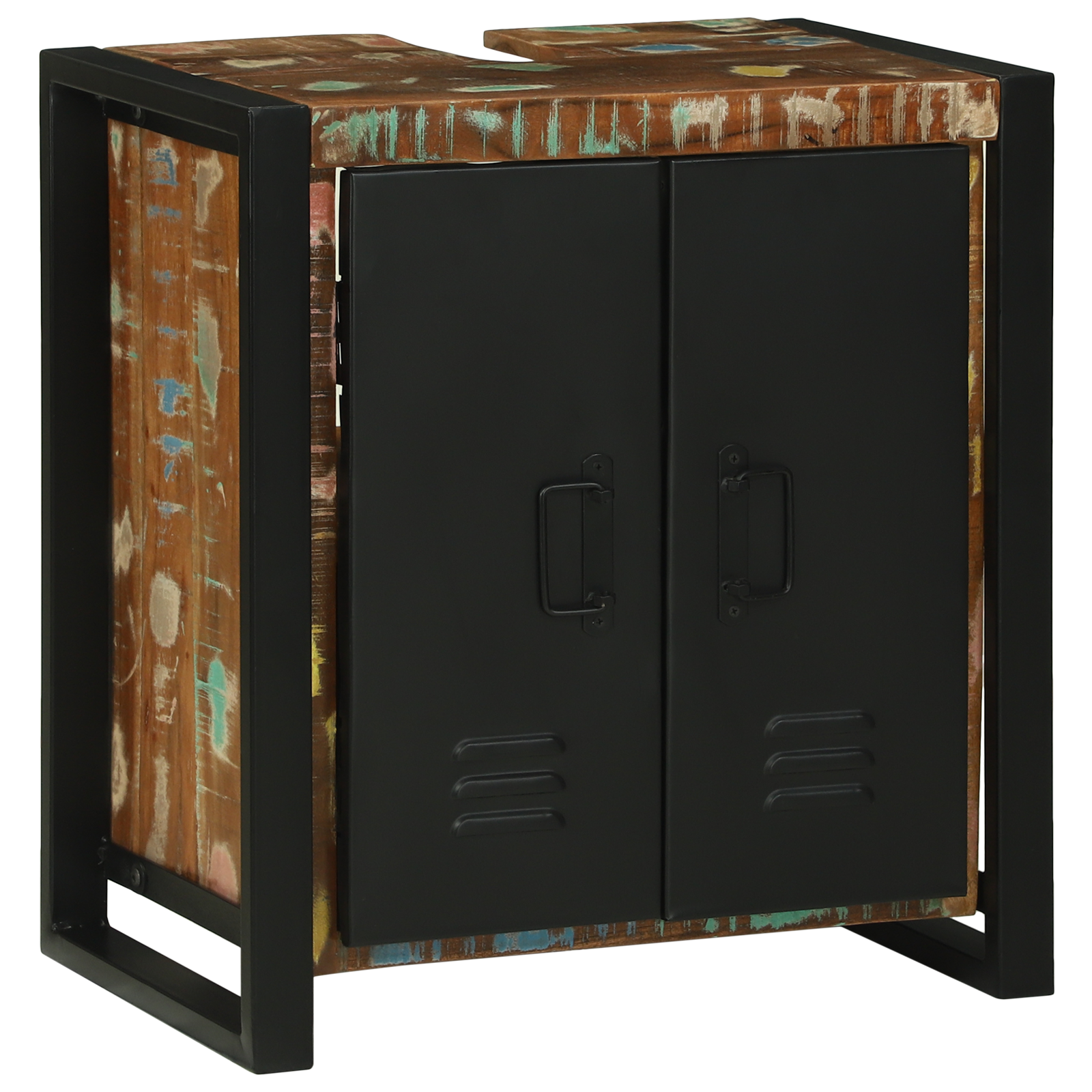 Sink Cabinet 55x35x60 cm Solid Wood Reclaimed - Image 2