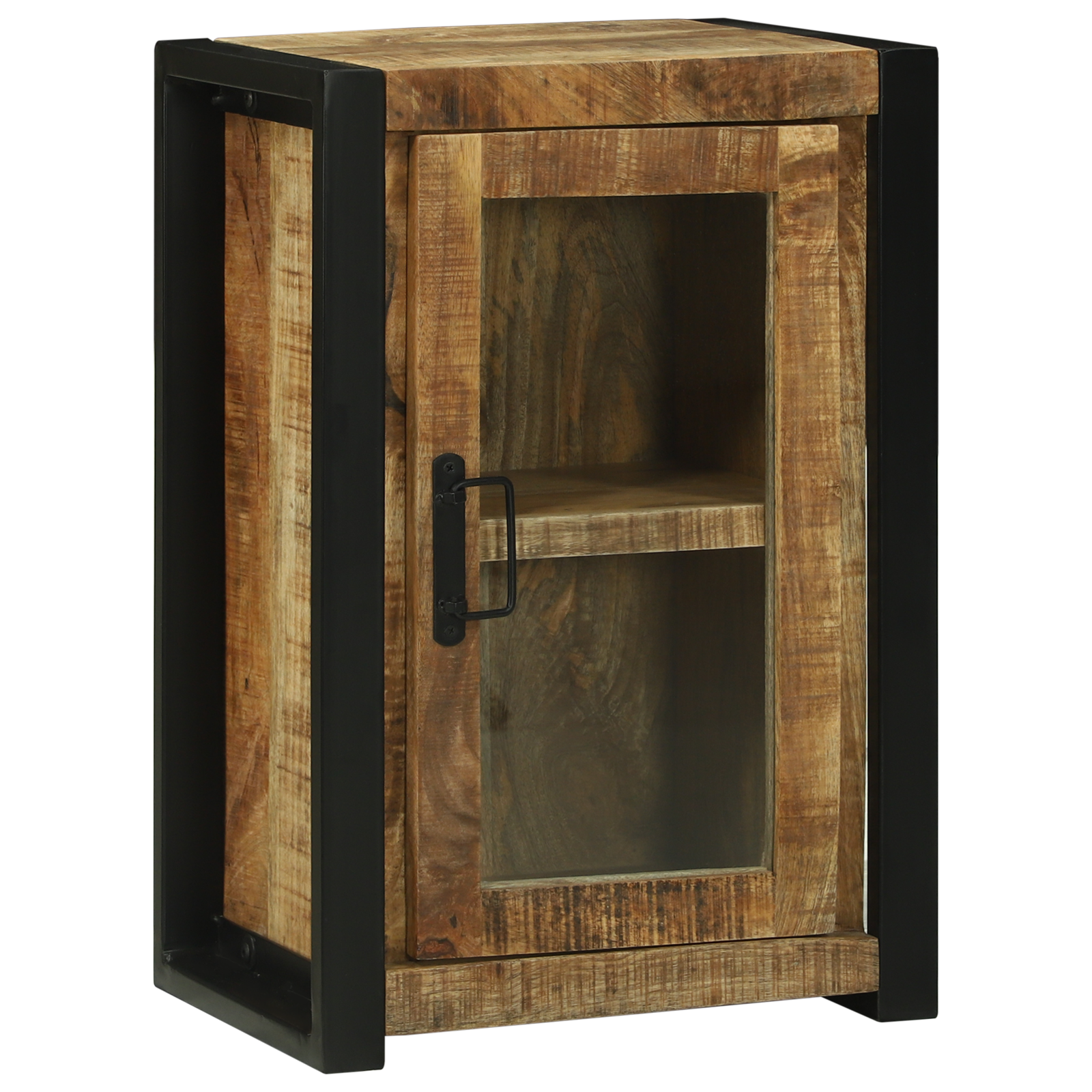 Badkamerkast met plank Bruin 40 x 30 x 60 cm Massief Mango Hout image 2