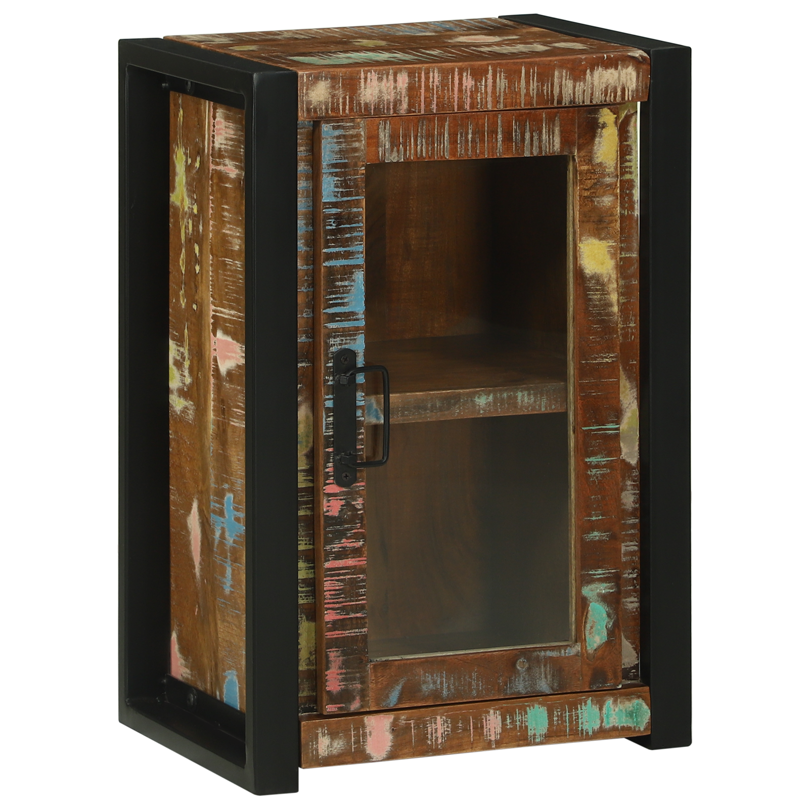 Bathroom Wall Cabinet Multicolour 40x30x60 cm Solid Wood Reclaimed - Image 3
