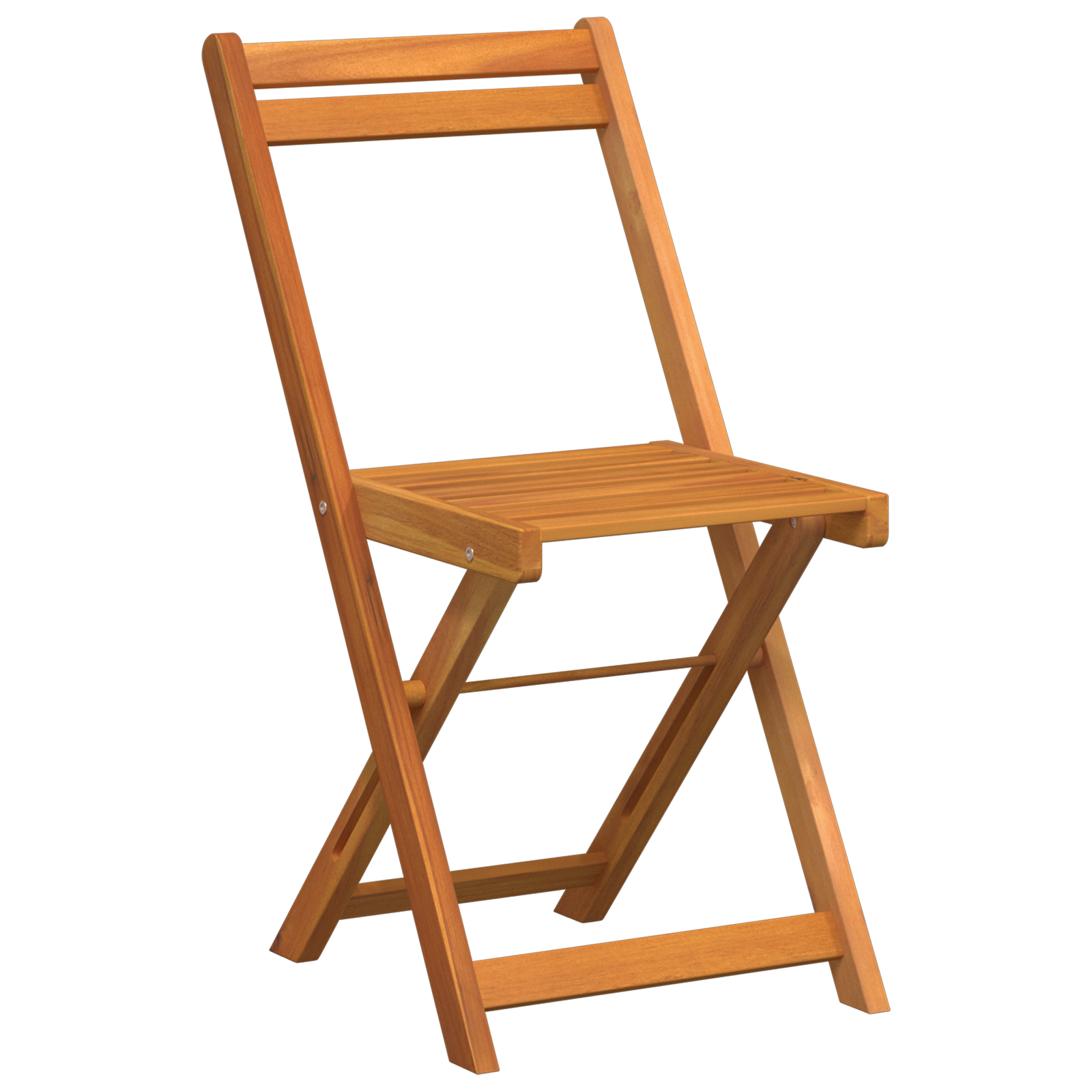 5 Piece Folding Bistro Set Solid Wood Acacia - Image 6