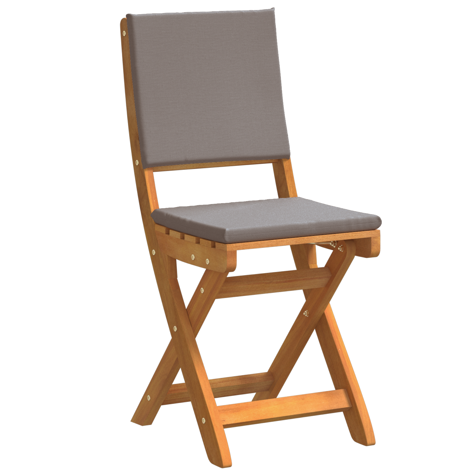Bistroset met kussen 3 pcs Olie naturel Massief Acaciahout