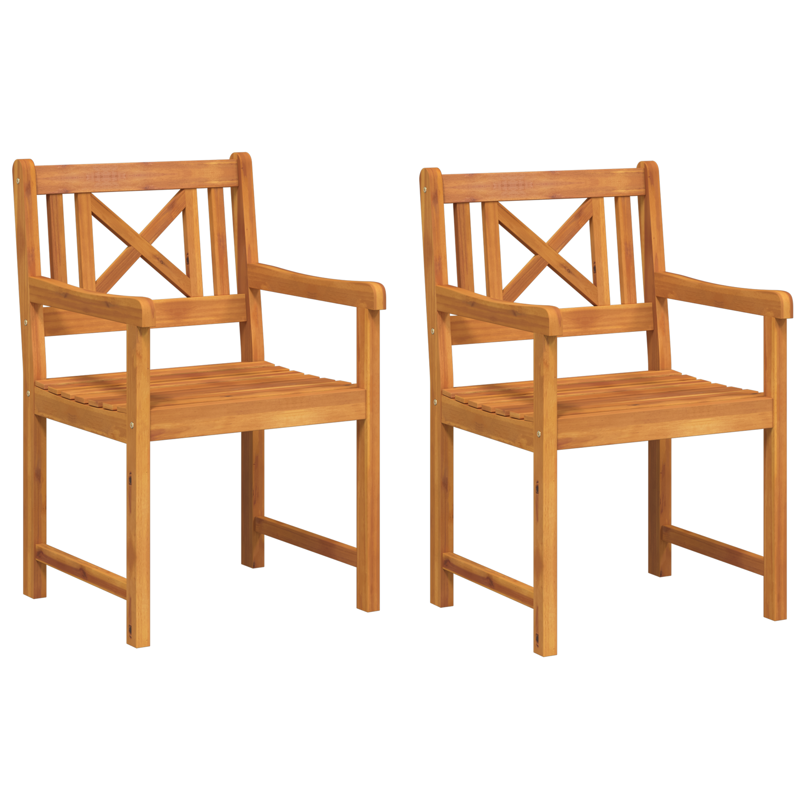 Garden Chairs 2 pcs 56x56x90 cm Solid Wood Acacia - Image 2