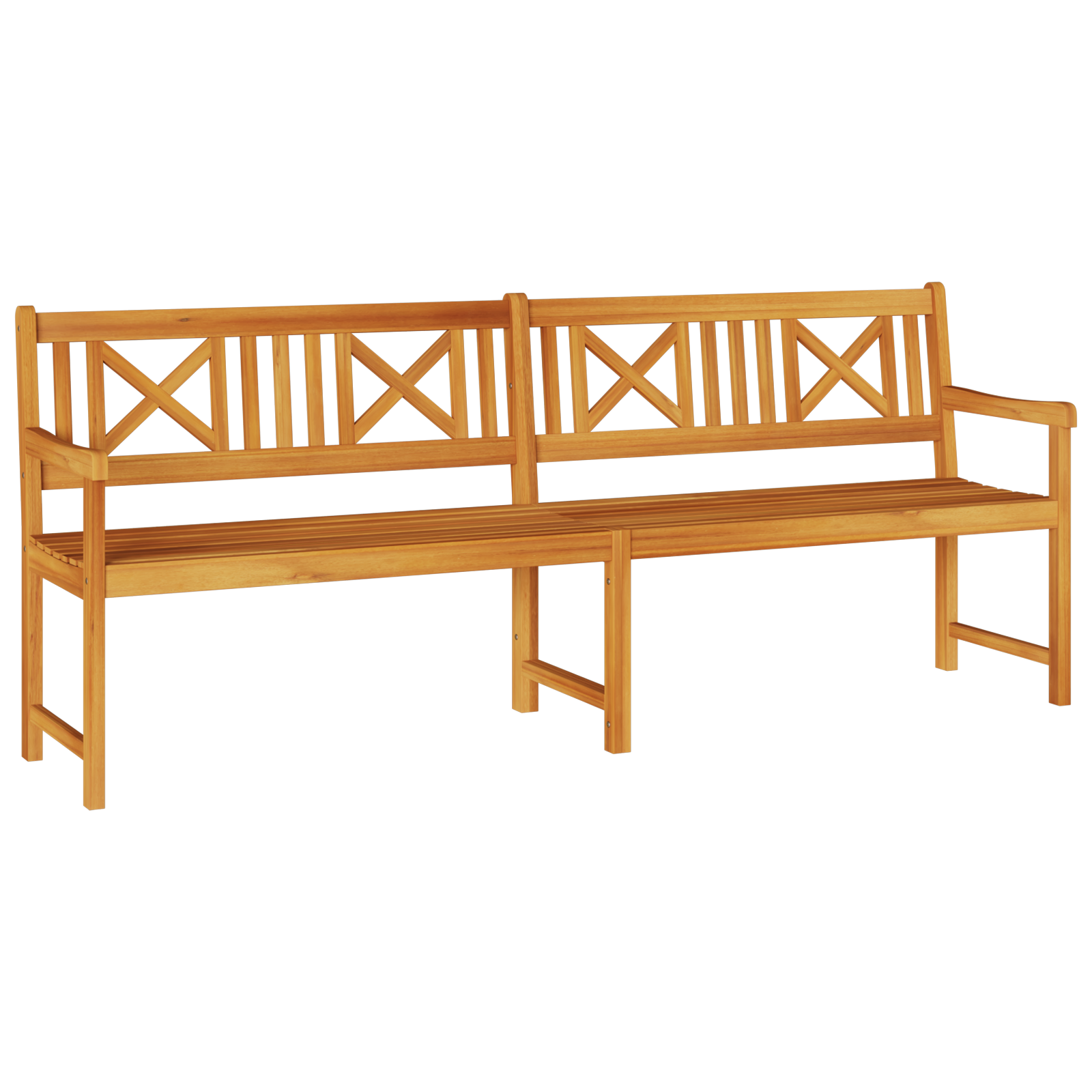 Garden Bench 220x56x90 cm Solid Wood Acacia - Image 2