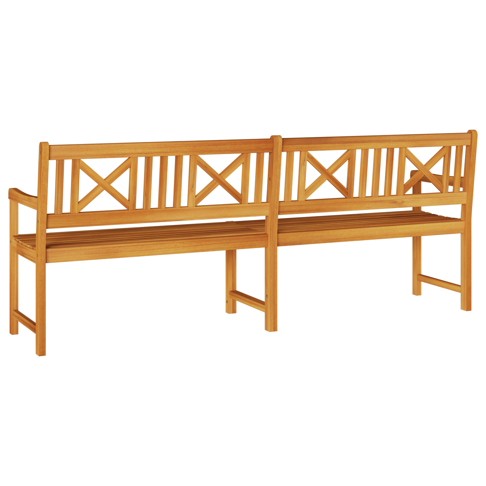 Garden Bench 220x56x90 cm Solid Wood Acacia - Image 6
