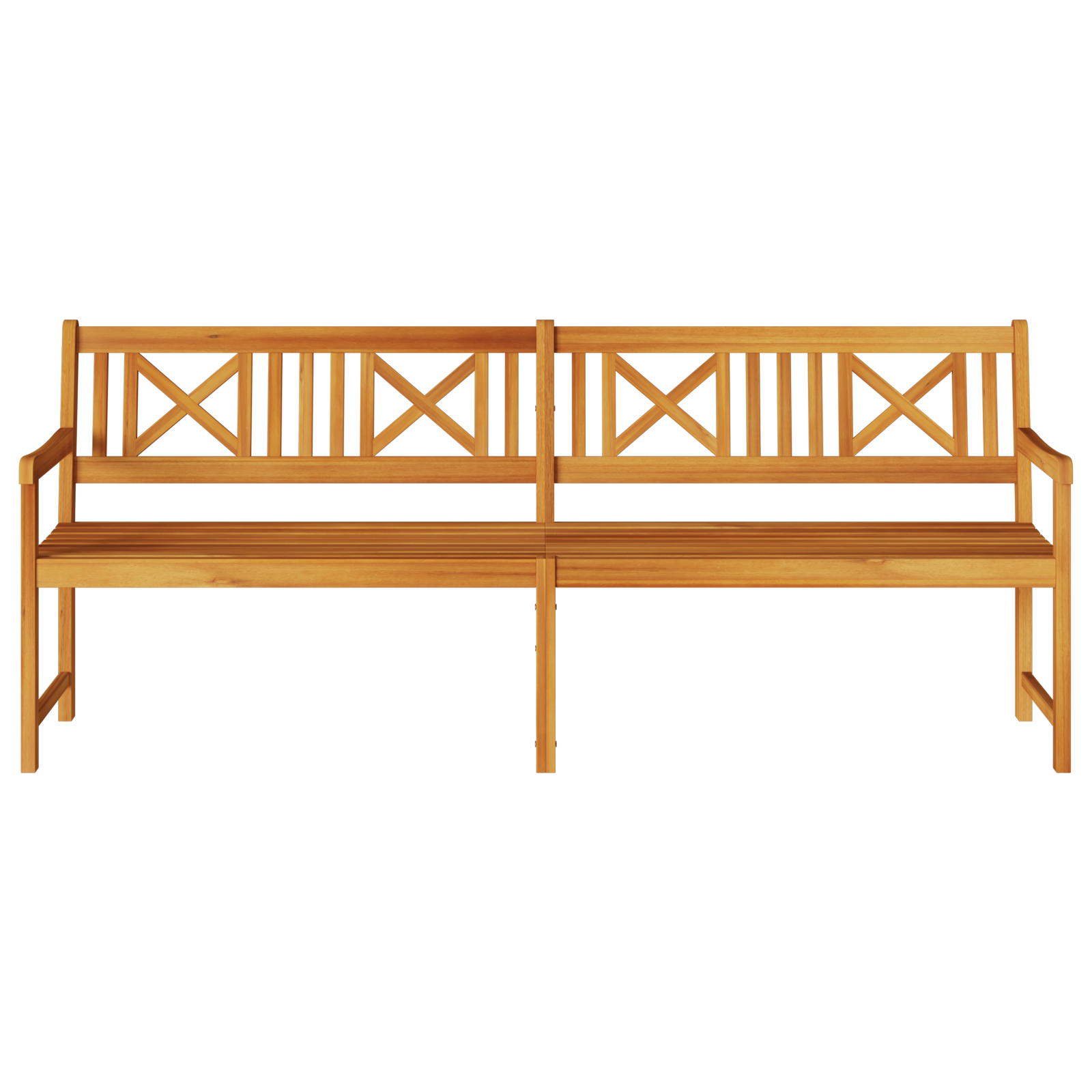 Garden Bench 220x56x90 cm Solid Wood Acacia - Image 4