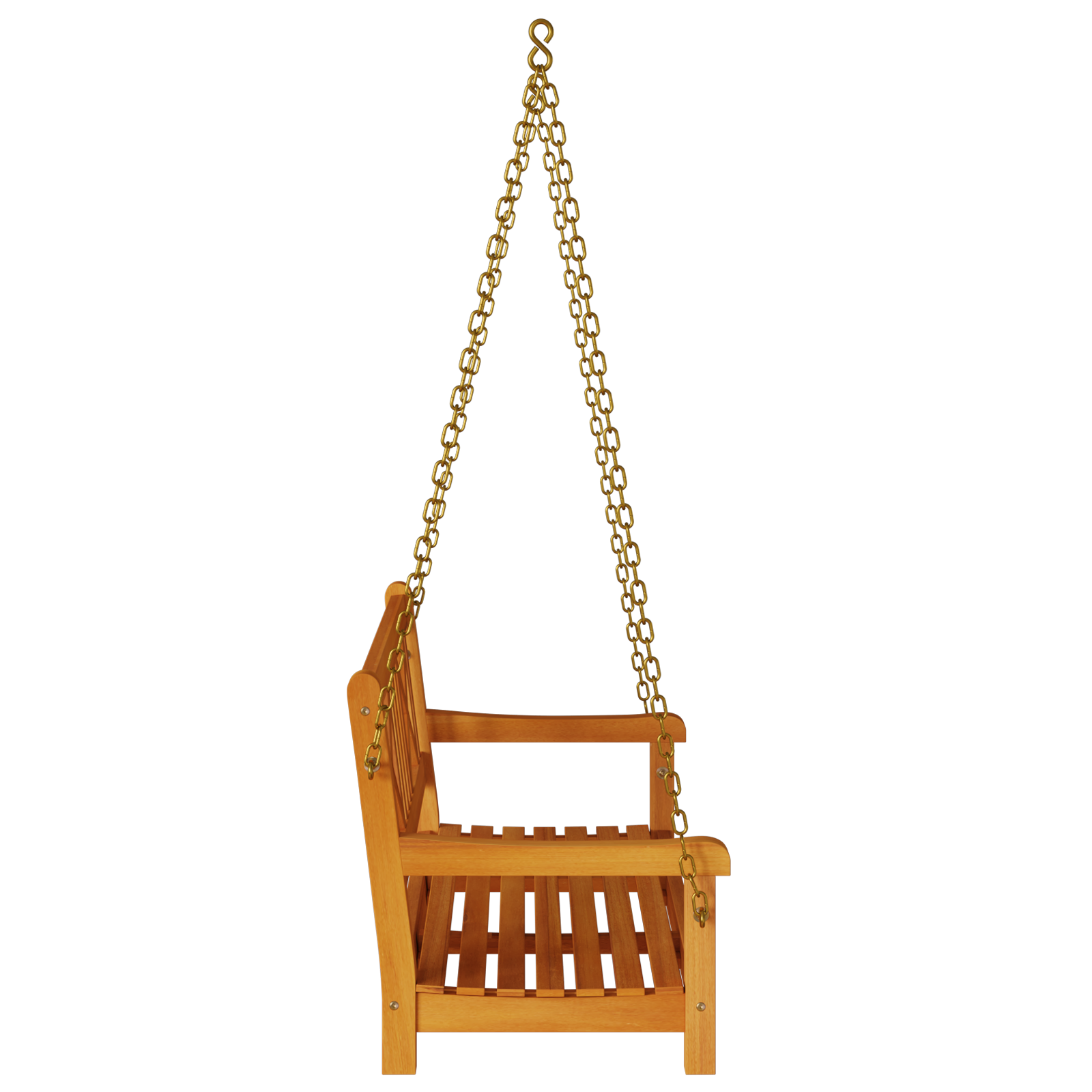 2-Seater Garden Swing Bench 110x56x58 cm Solid Wood Acacia - Image 5