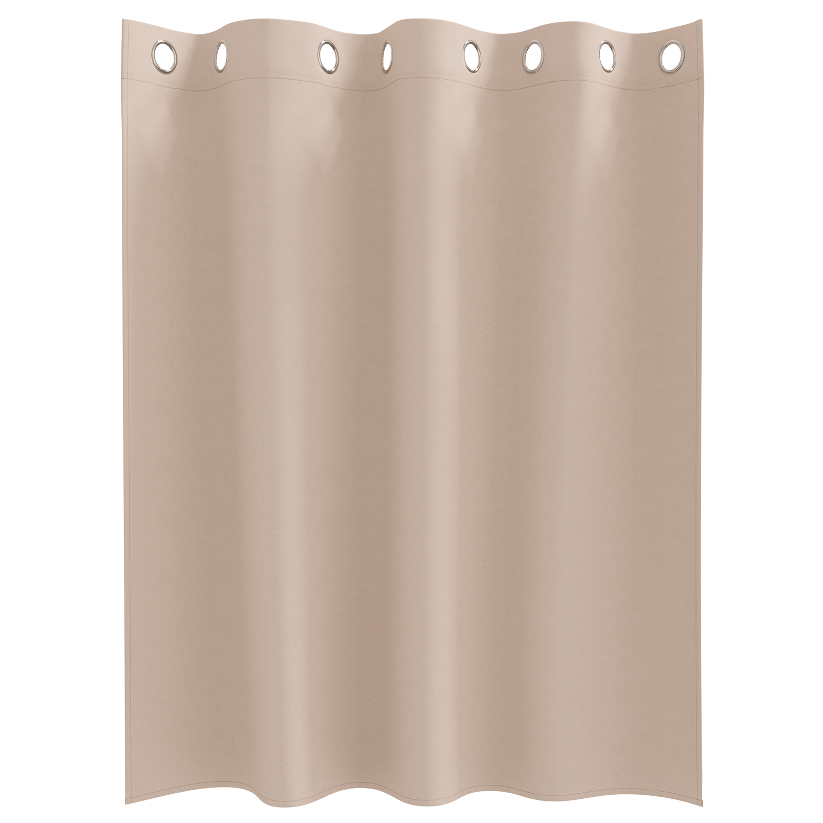Zwart-out Gordijnen met Ringen 2 pcs Taupe 140 x 140 cm image 3